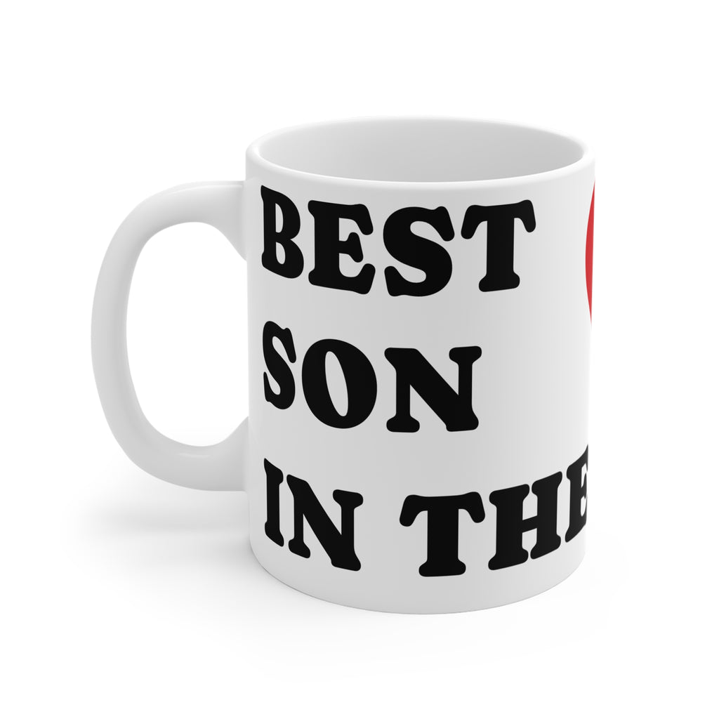 Personalized “Best Son in the World” – Tea & Coffee 11oz Mug
