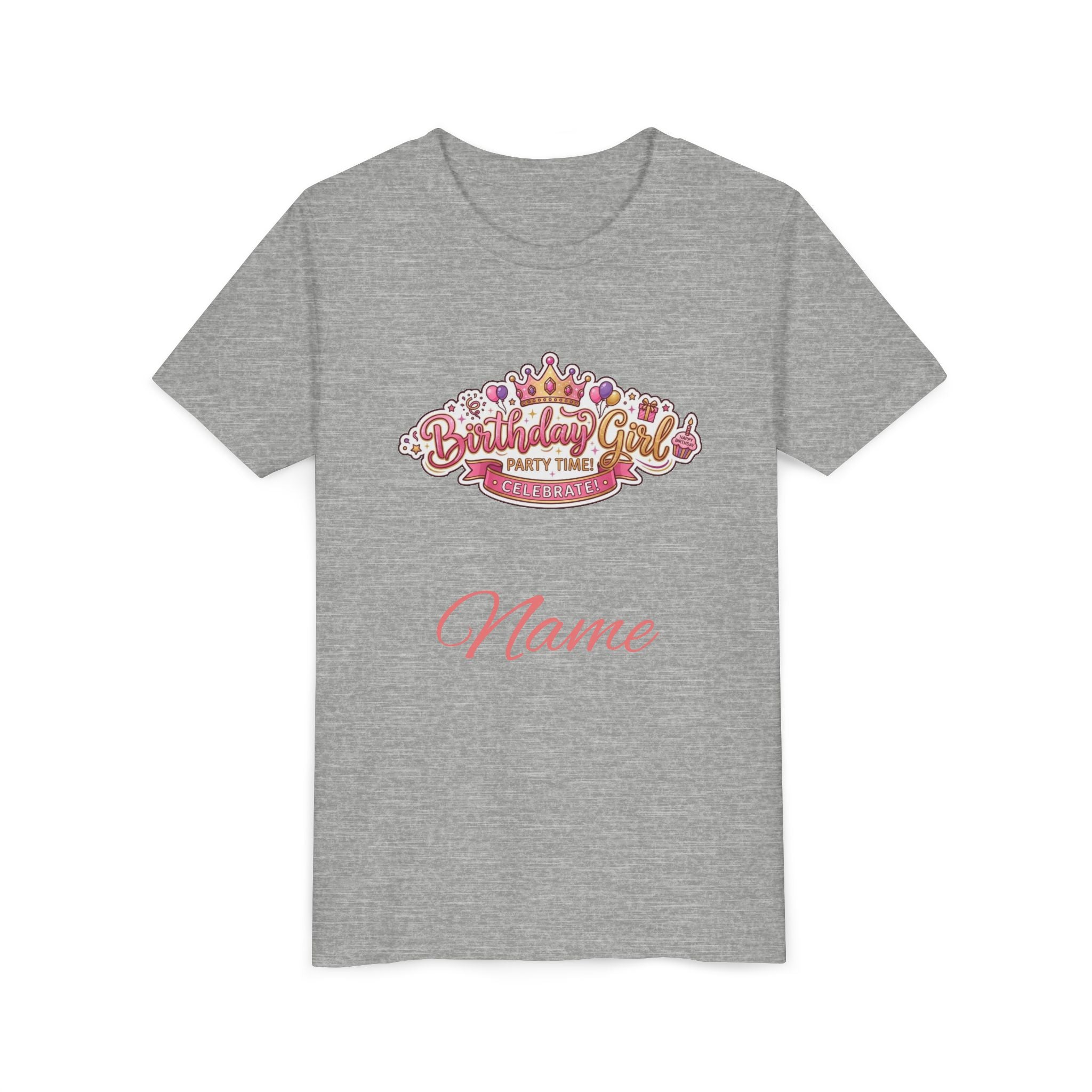 Personalized "Birthday Girl" Youth Tee
