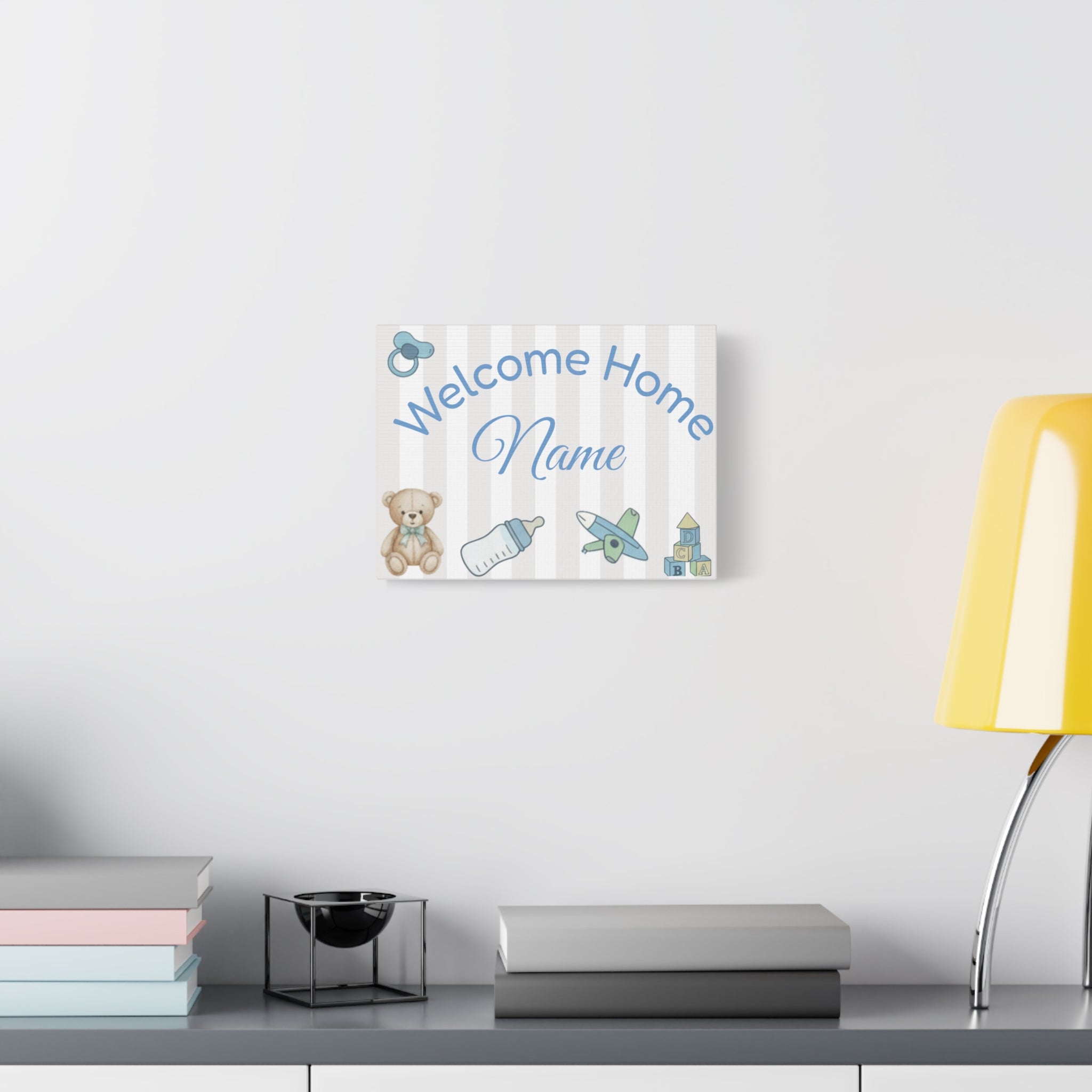 Personalized baby poster for boys