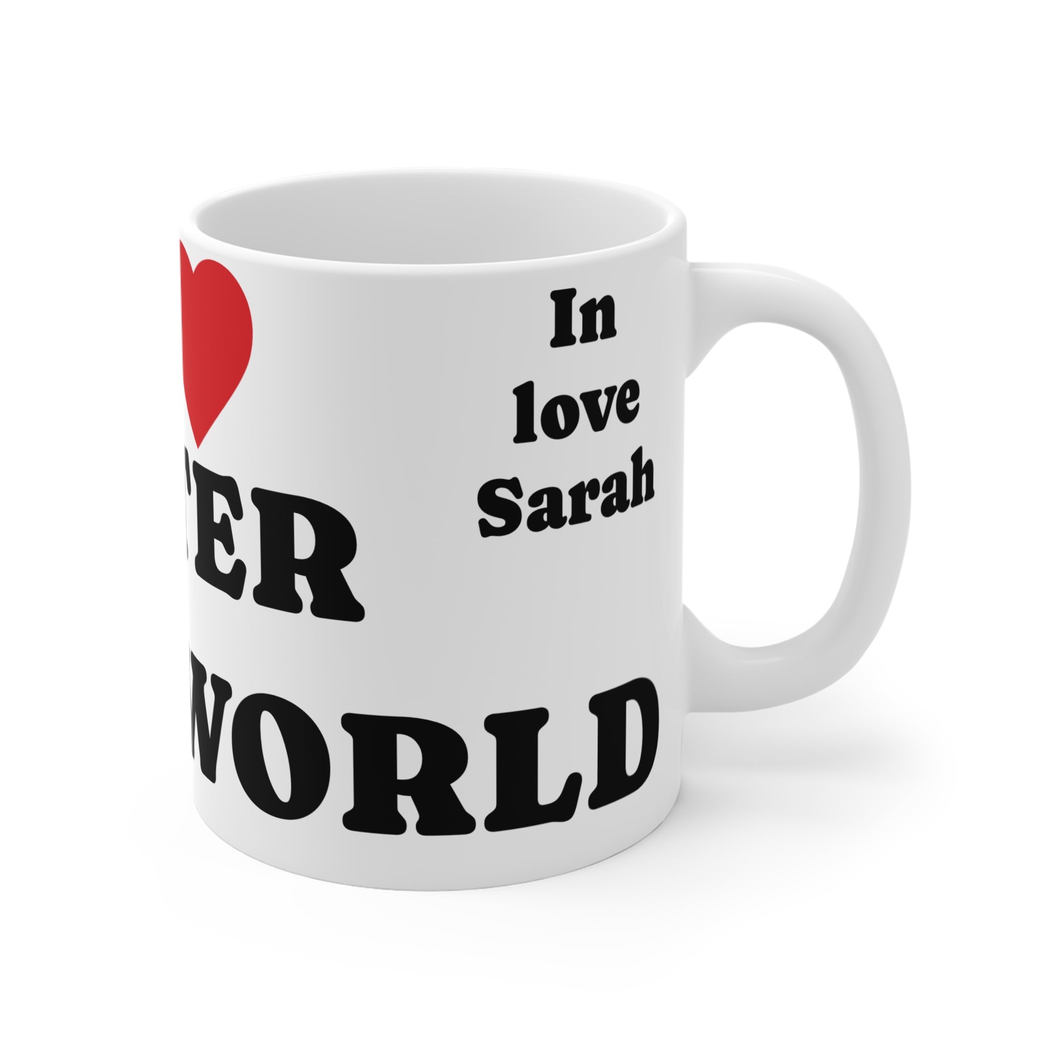 “Best Daughter in the World” – Tea & Coffee 11oz Mug