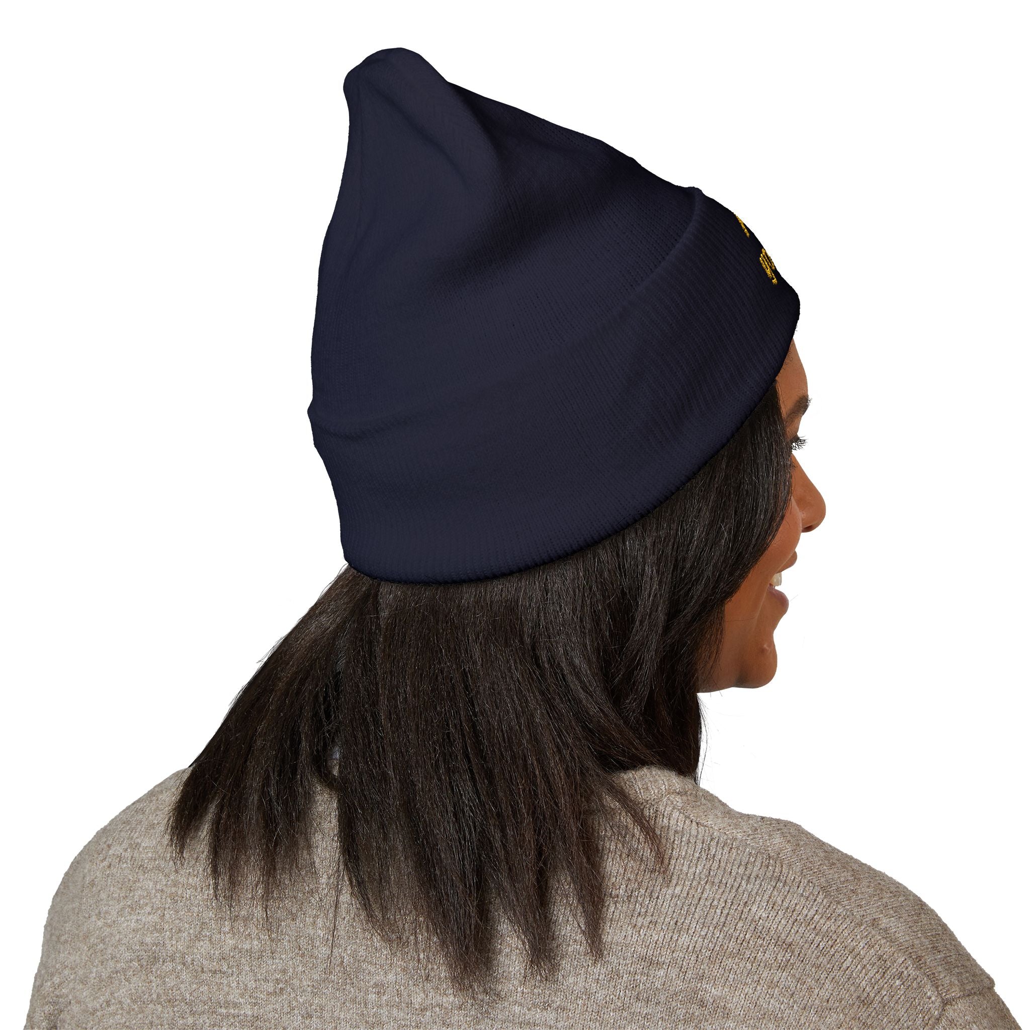 Personalizable Classic Cuffed Beanie — Embroidered Custom Knit Hat