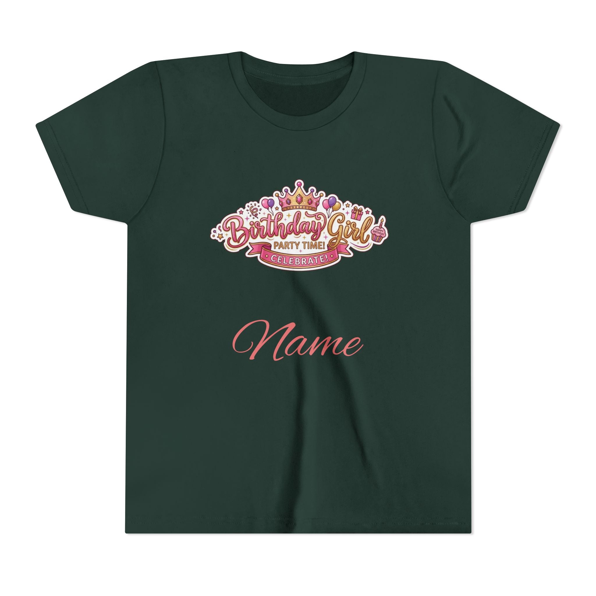 Personalized "Birthday Girl" Youth Tee