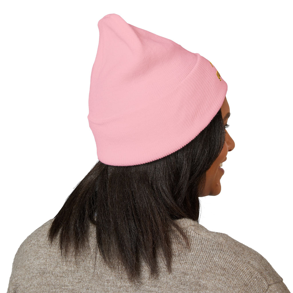Personalizable Classic Cuffed Beanie — Embroidered Custom Knit Hat