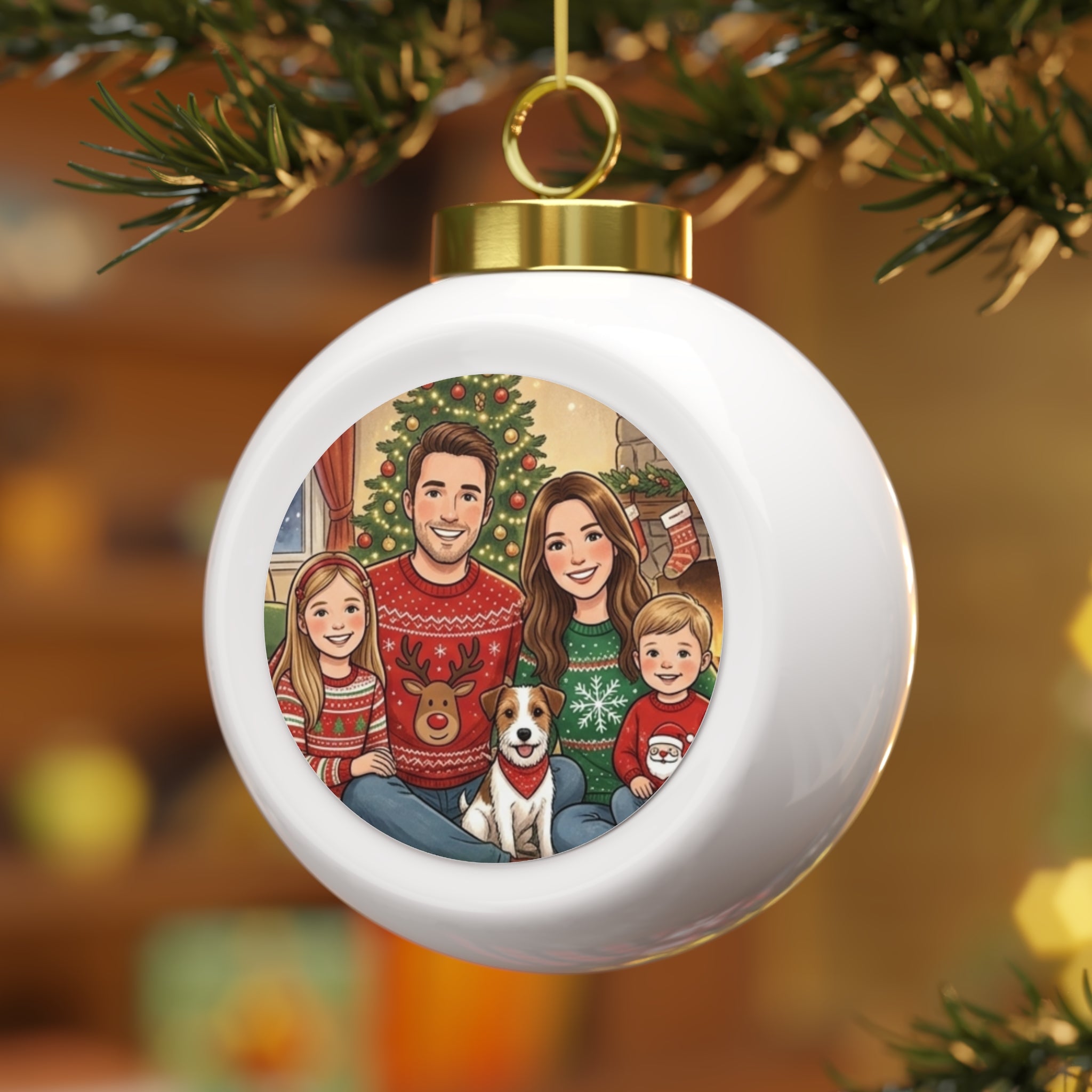Personalizable Christmas bauble