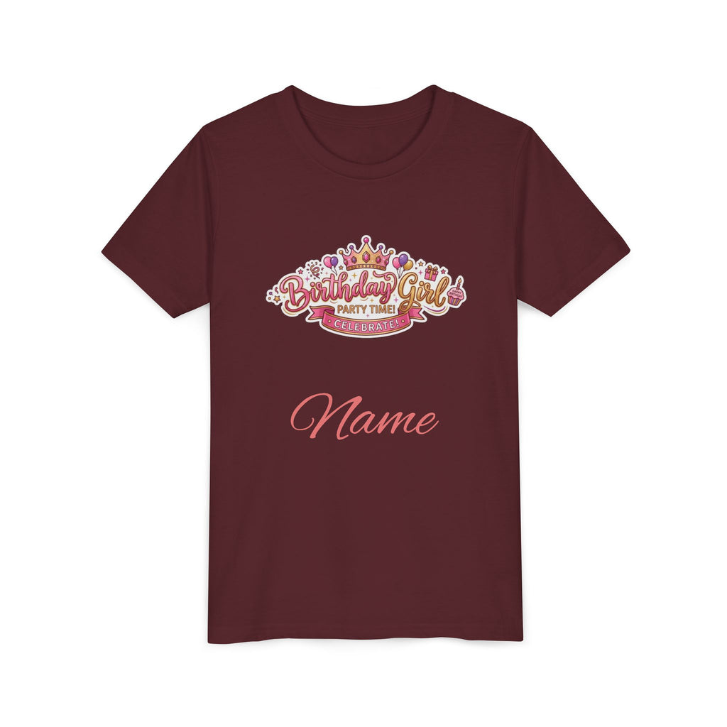 Personalized "Birthday Girl" Youth Tee