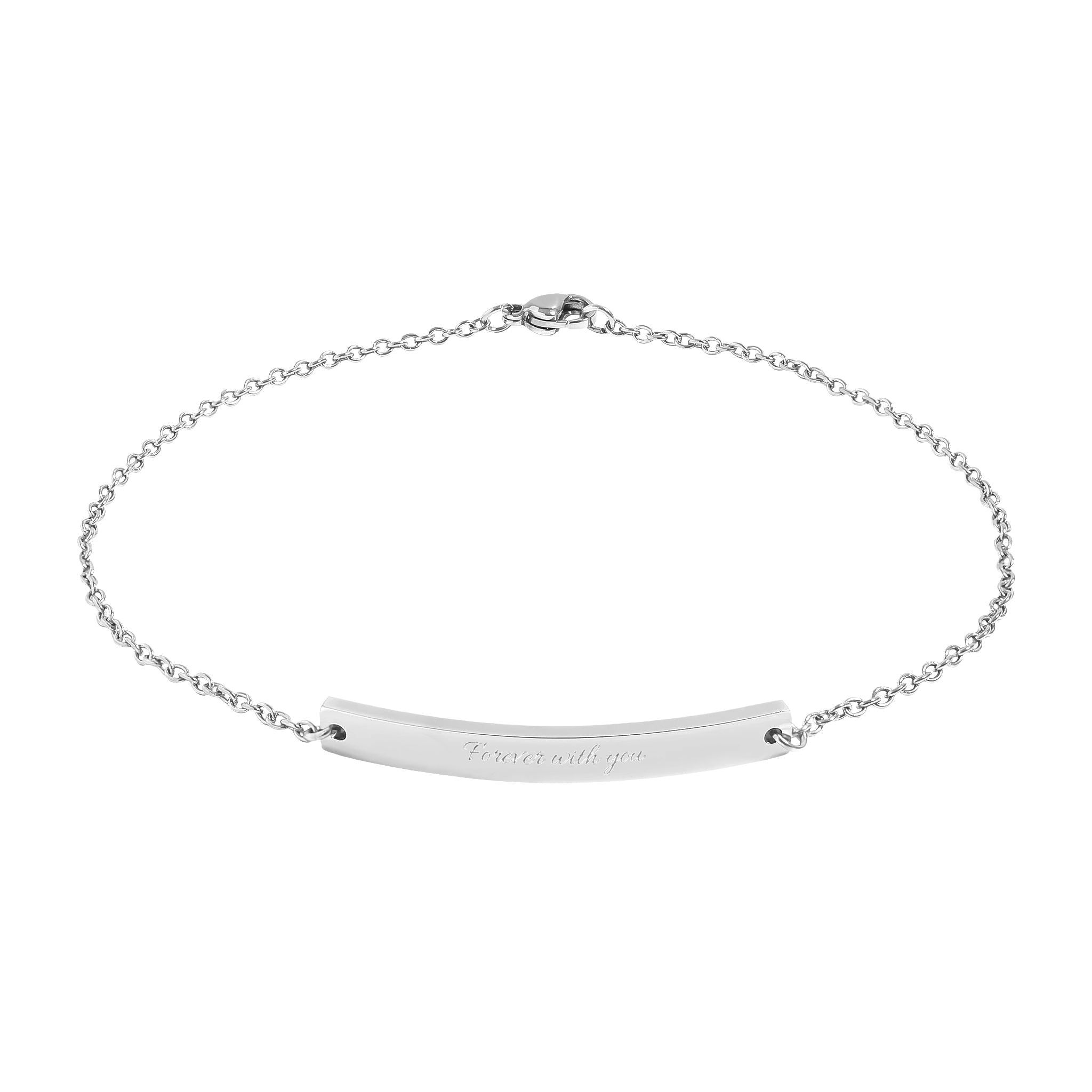 Customizable anklet (engraving)