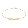 Customizable anklet (engraving)