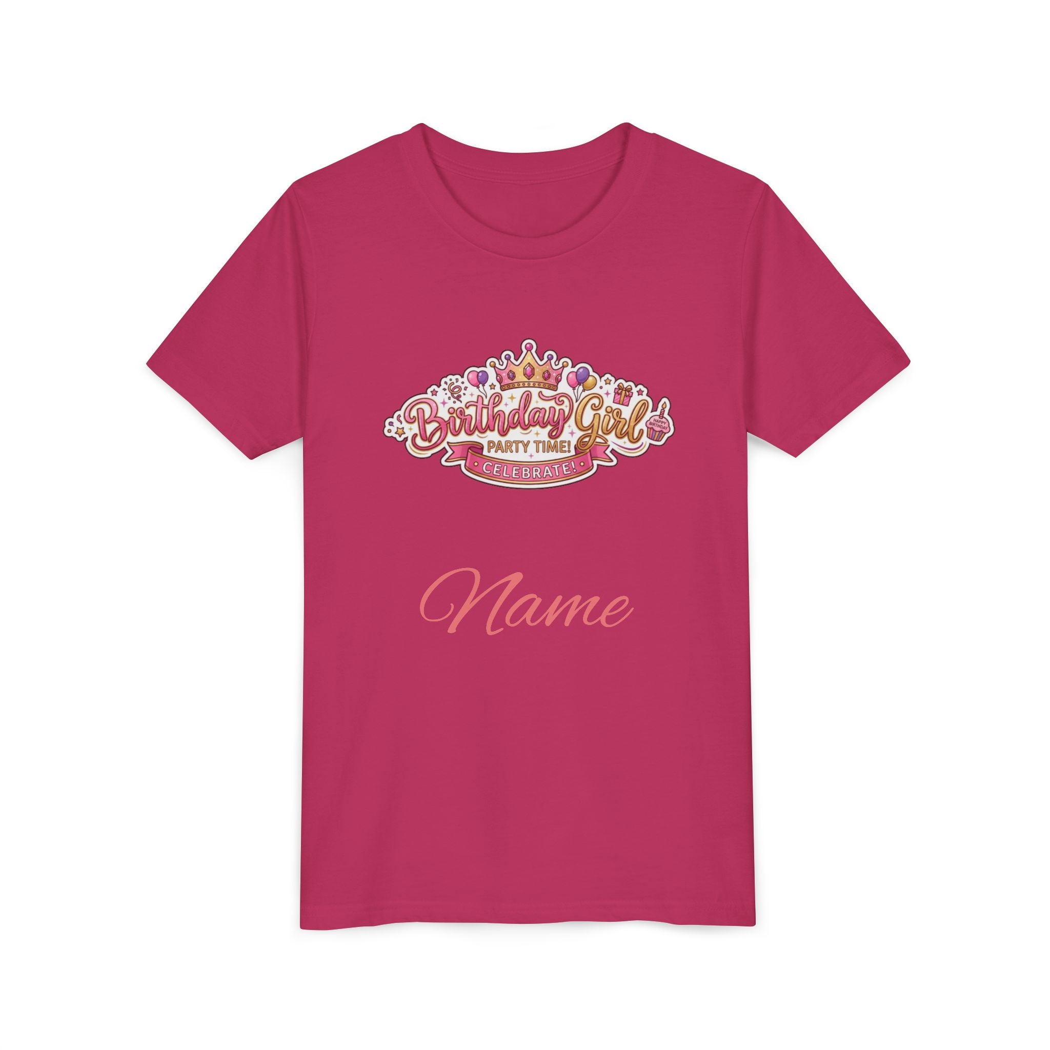 Personalized "Birthday Girl" Youth Tee