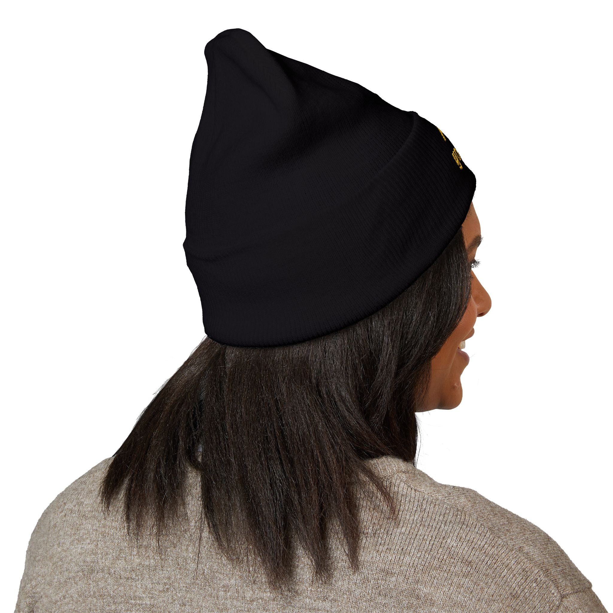 Personalizable Classic Cuffed Beanie — Embroidered Custom Knit Hat