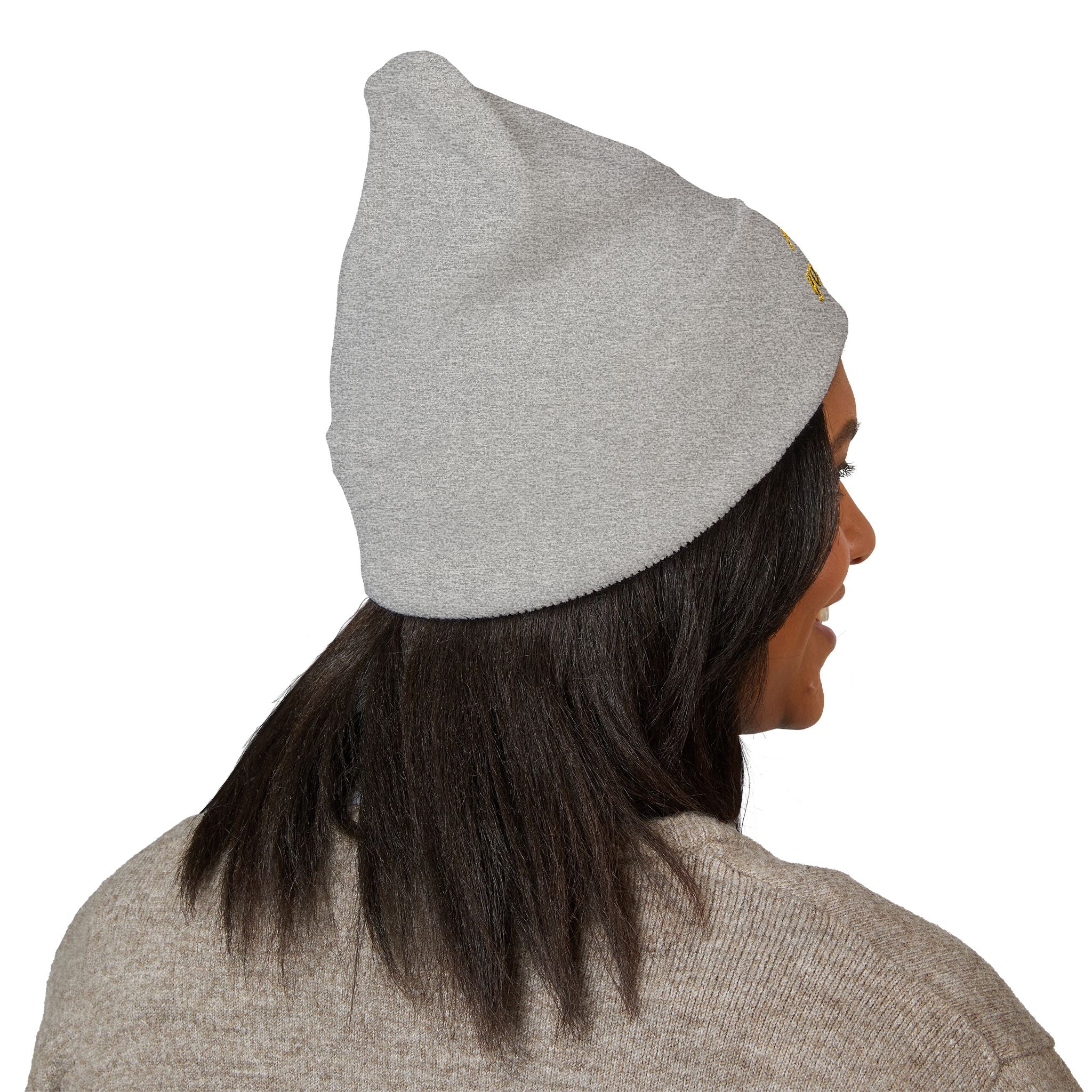 Personalizable Classic Cuffed Beanie — Embroidered Custom Knit Hat