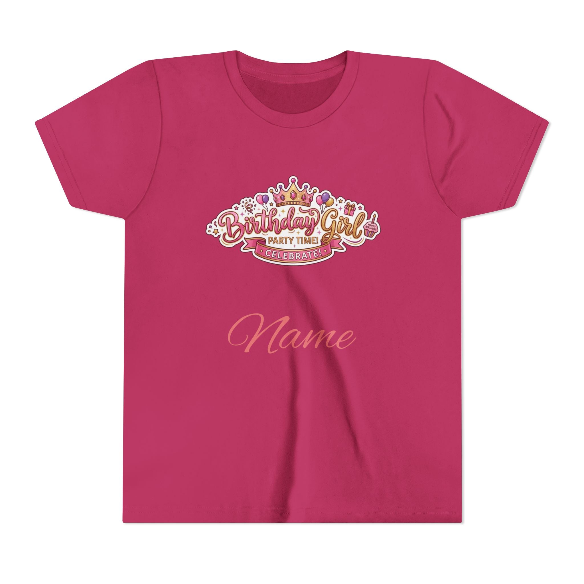 Personalized "Birthday Girl" Youth Tee