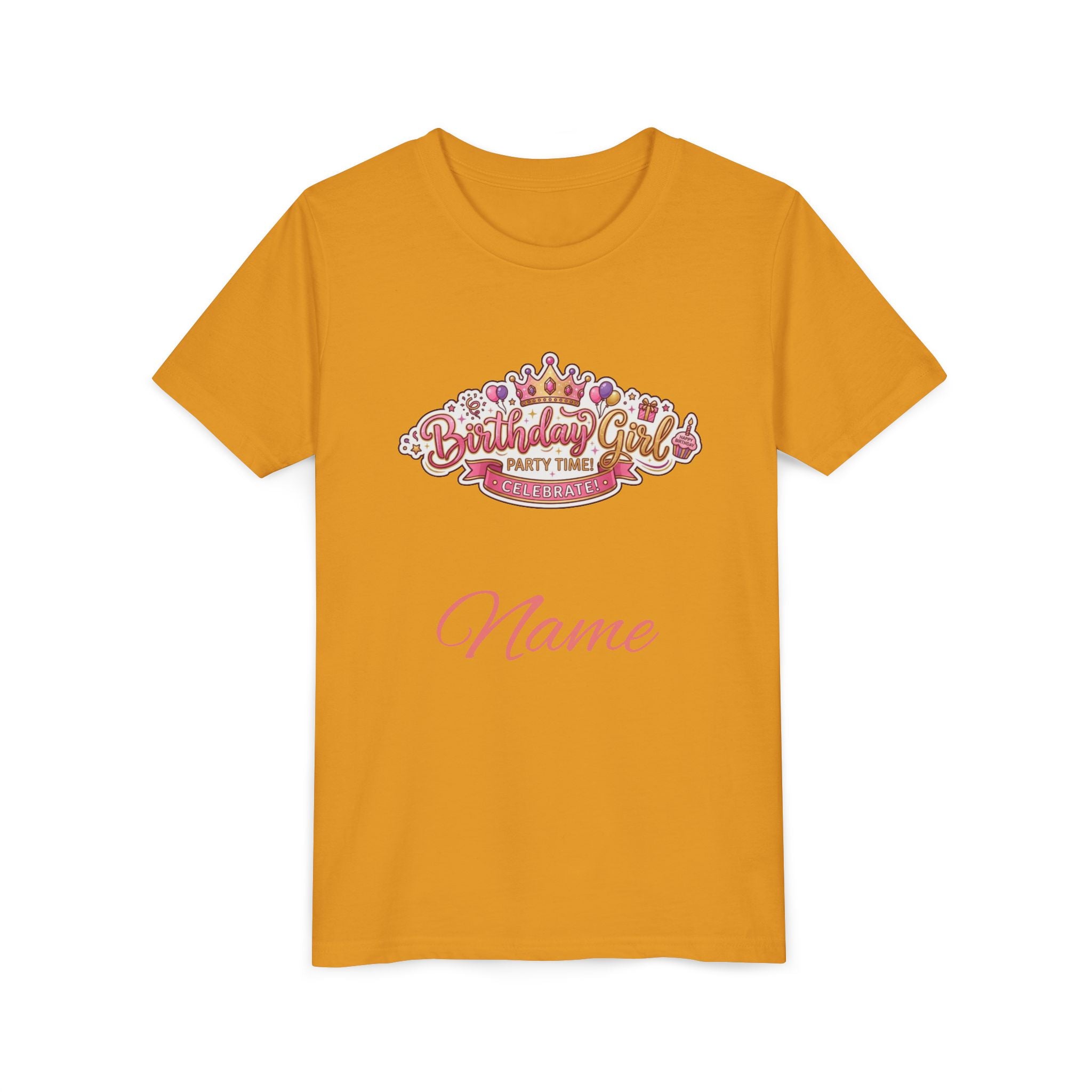 Personalized "Birthday Girl" Youth Tee