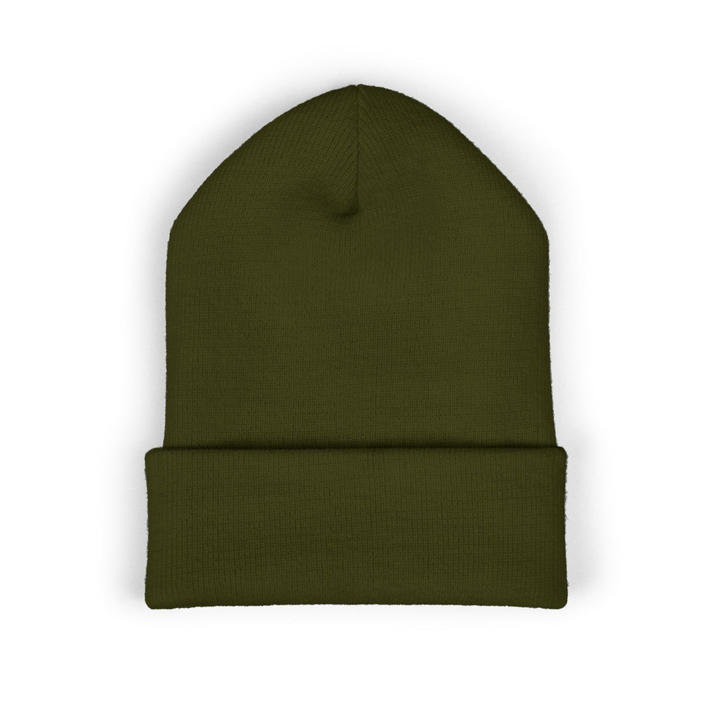 Personalizable Classic Cuffed Beanie — Embroidered Custom Knit Hat