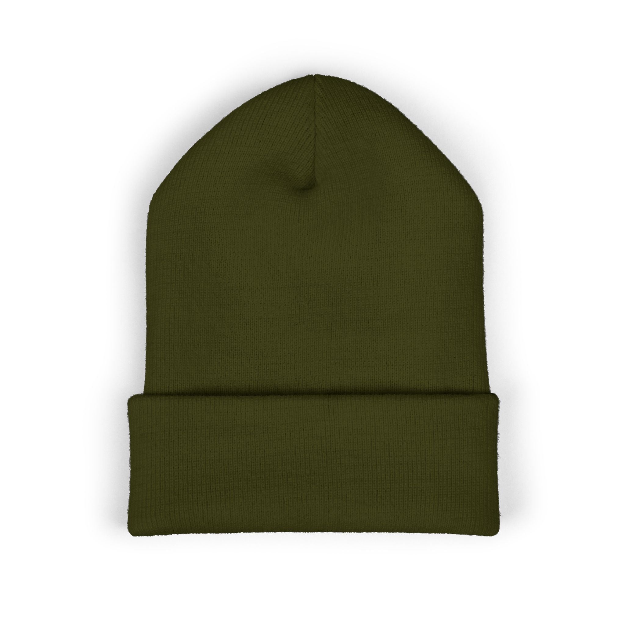 Personalizable Classic Cuffed Beanie — Embroidered Custom Knit Hat