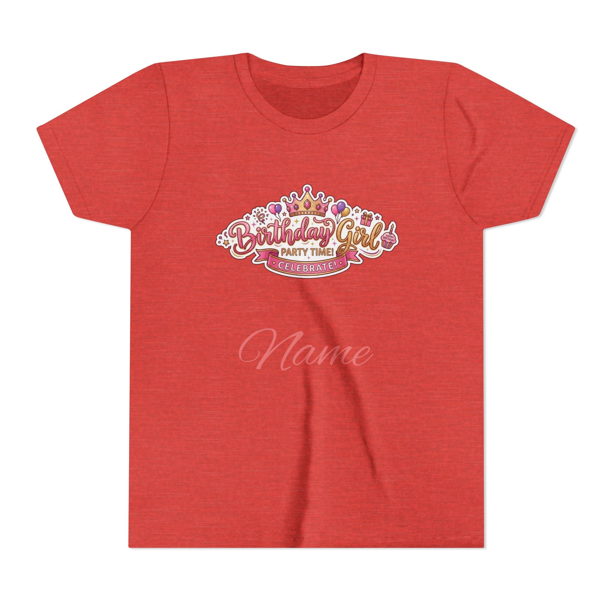 Personalized "Birthday Girl" Youth Tee