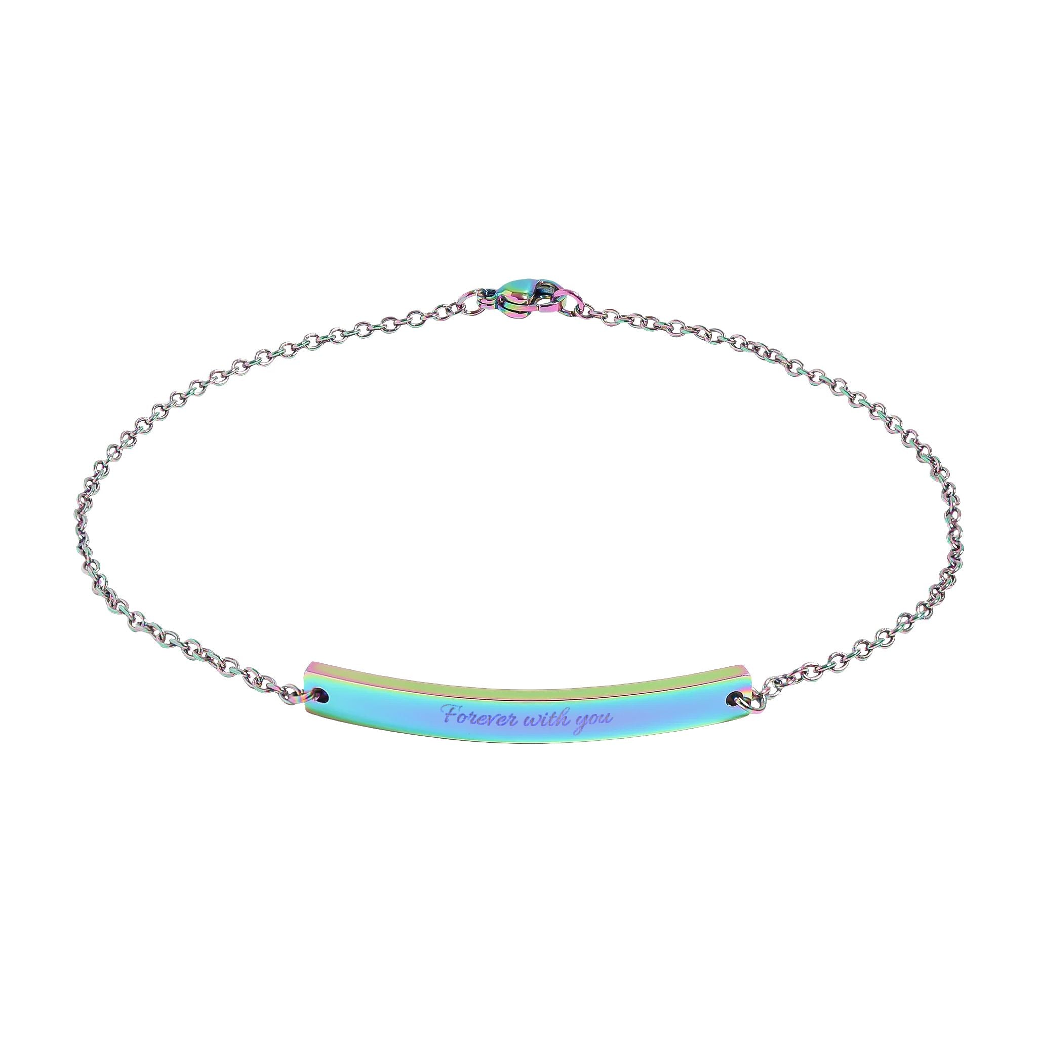 Customizable anklet (engraving)