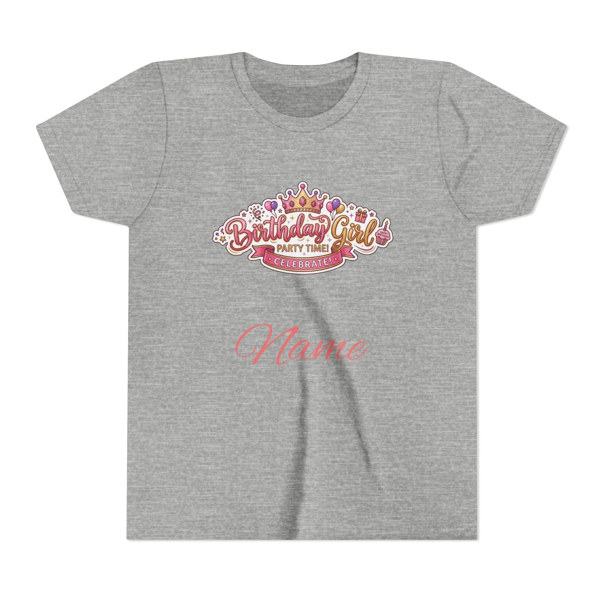 Personalized "Birthday Girl" Youth Tee