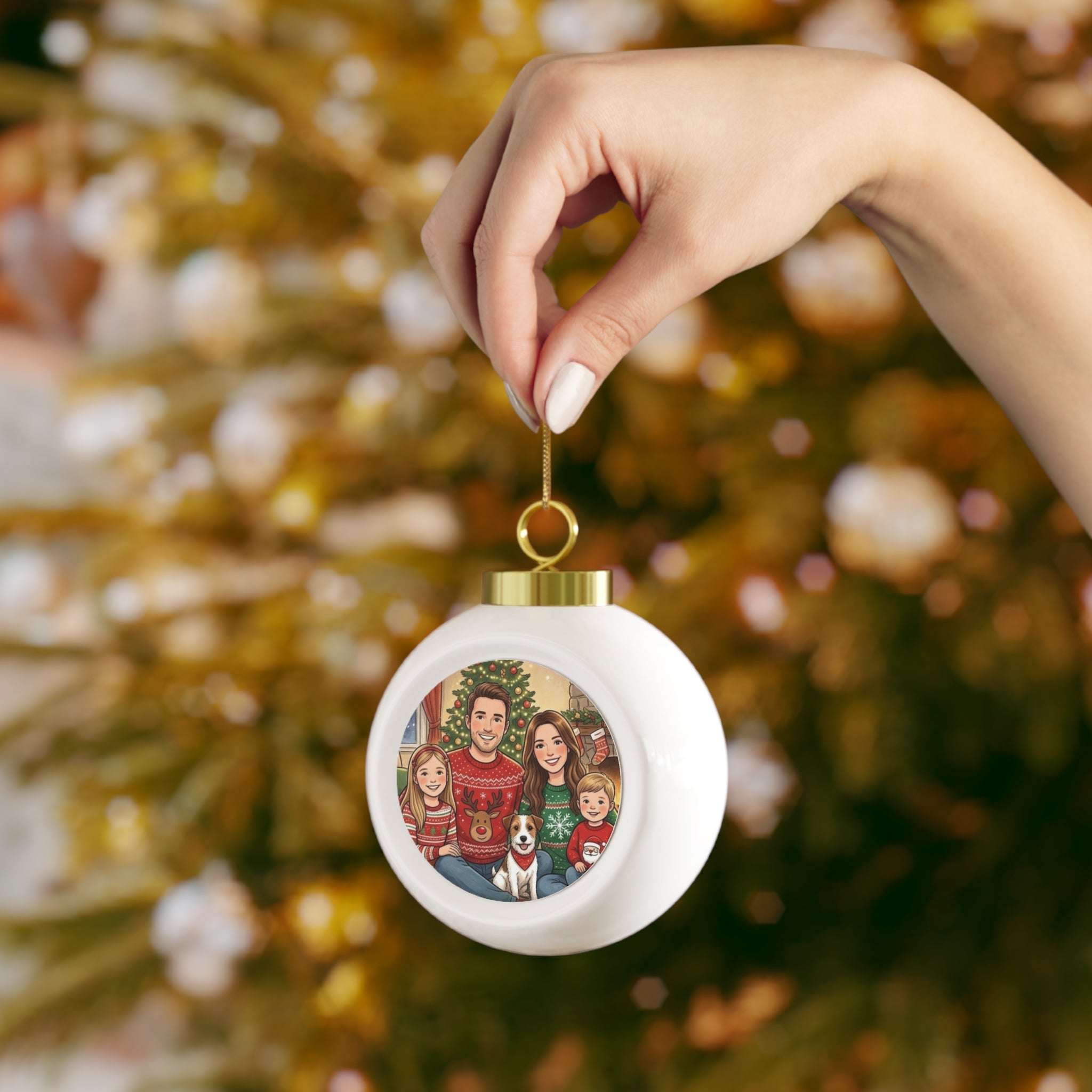 Personalizable Christmas bauble