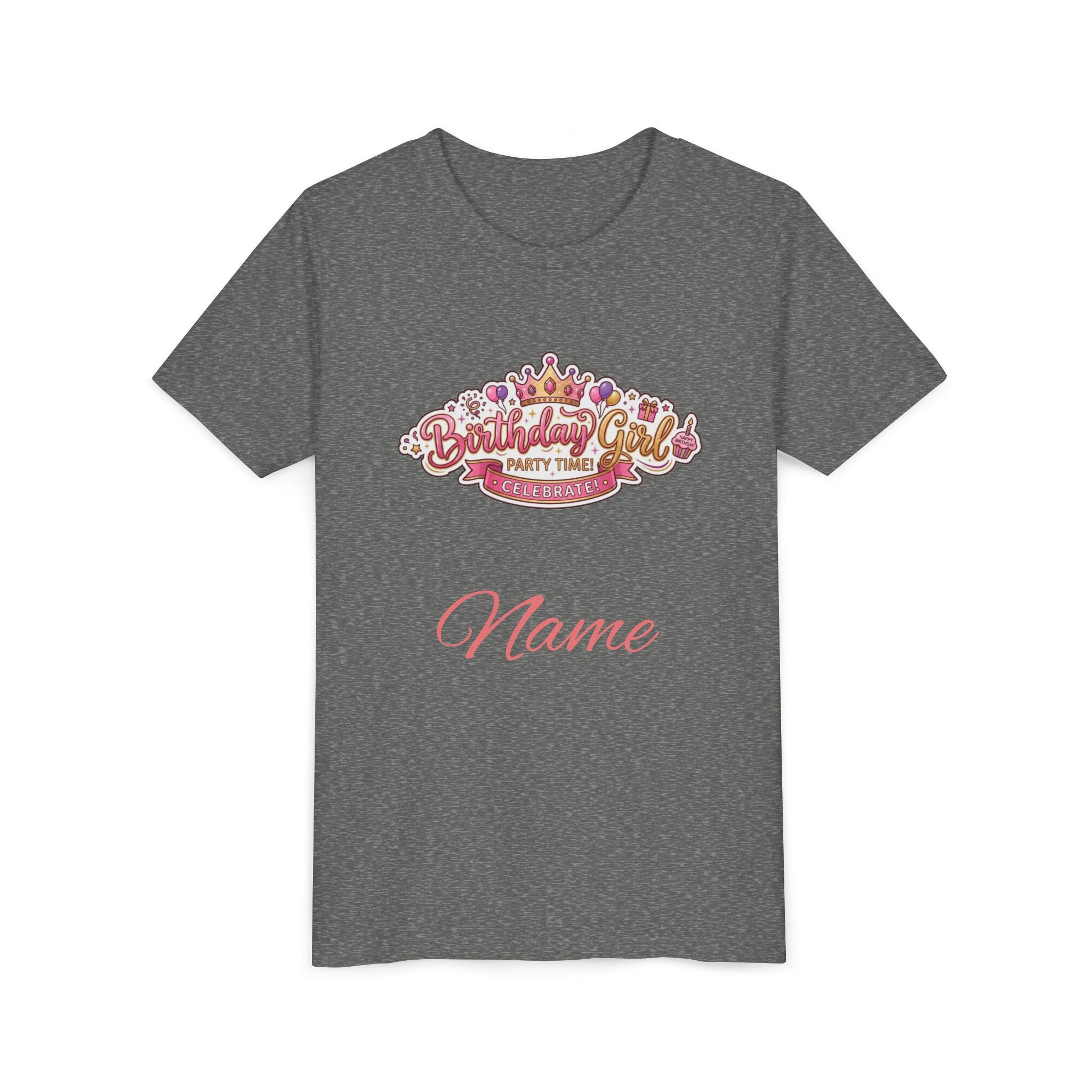 Personalized "Birthday Girl" Youth Tee