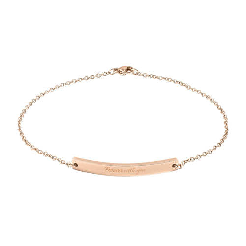 Customizable anklet (engraving)