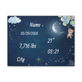 Personalized baby poster Universe Edition
