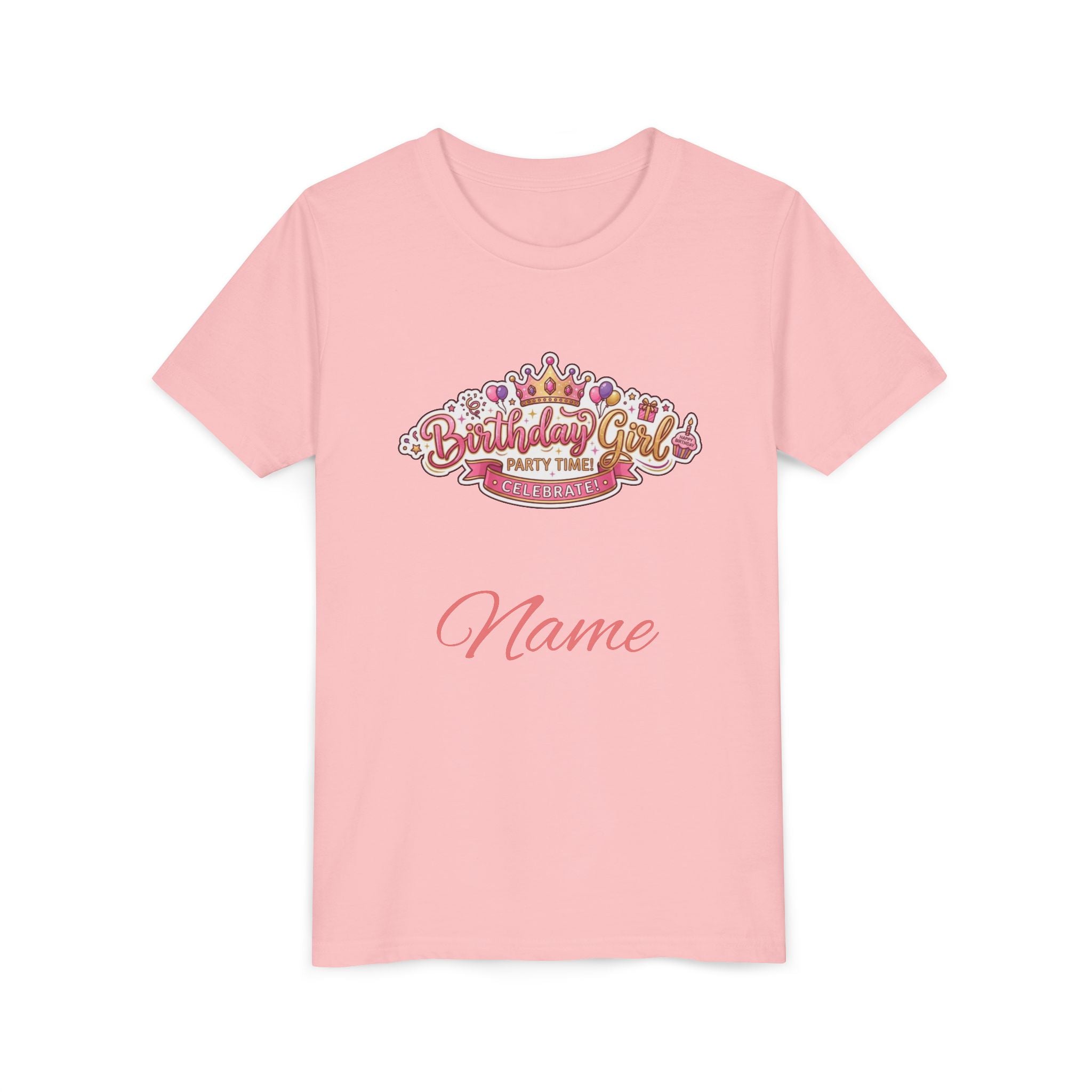 Personalized "Birthday Girl" Youth Tee