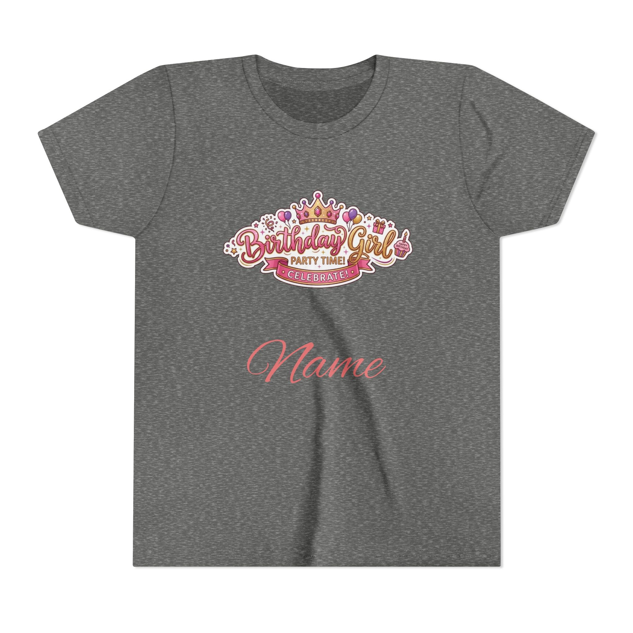 Personalized "Birthday Girl" Youth Tee