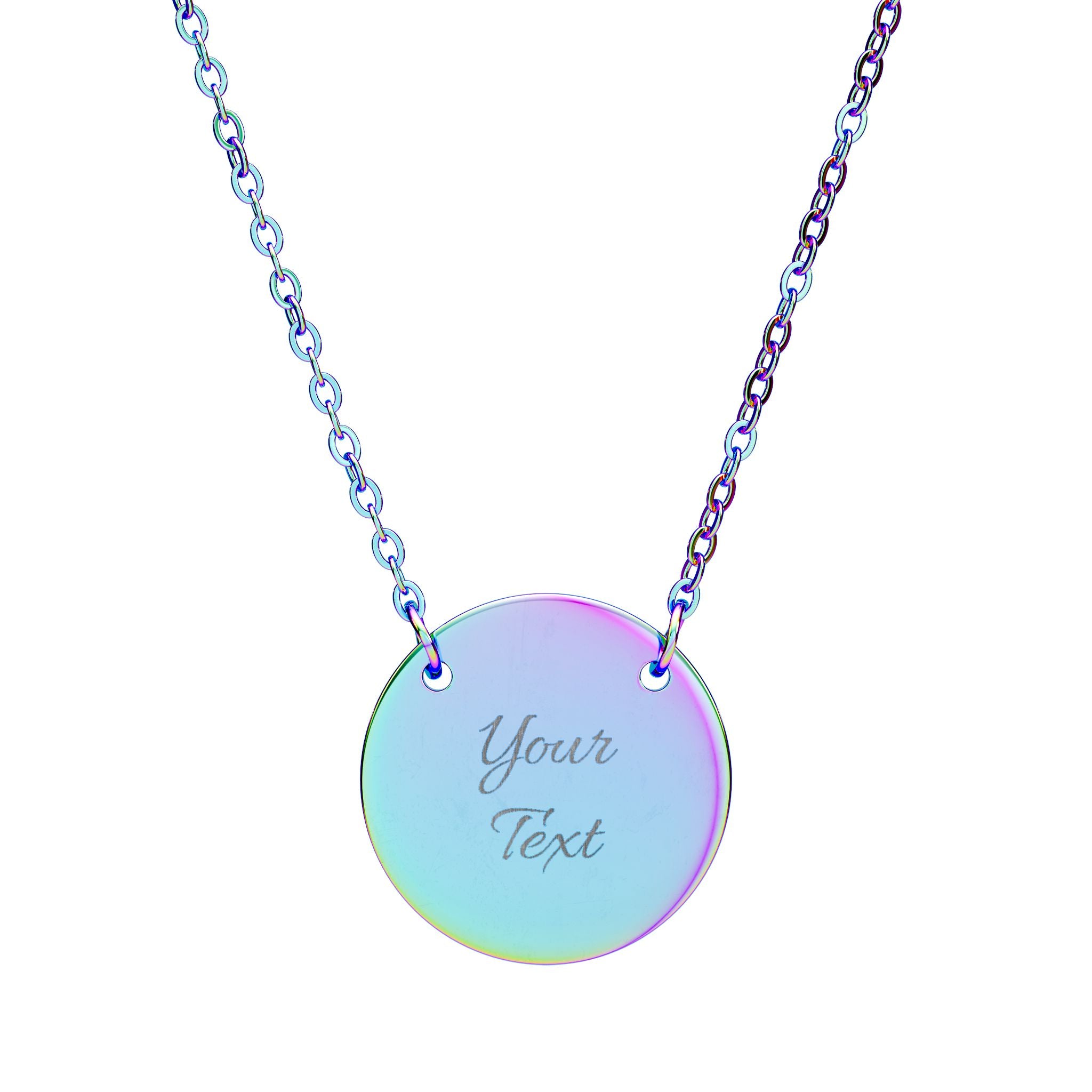 Circle Necklace (Engraving)