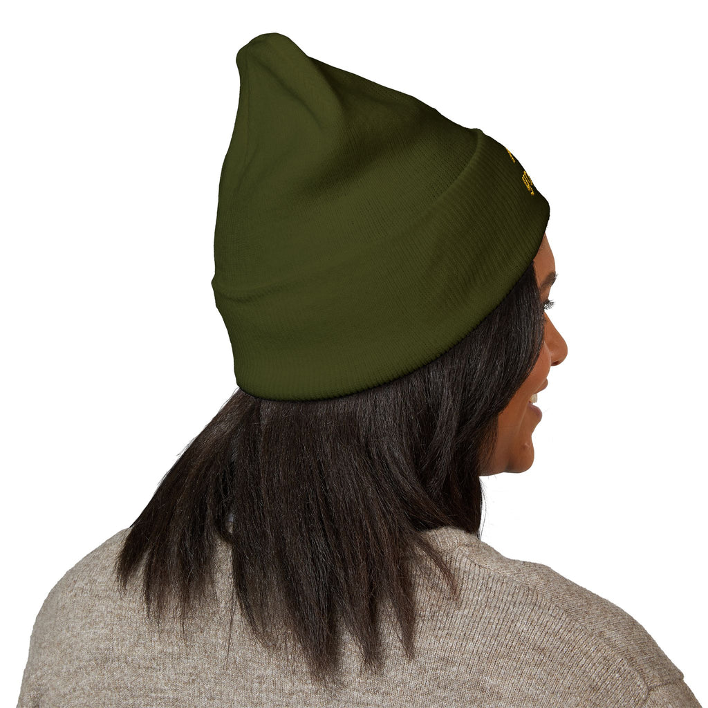 Personalizable Classic Cuffed Beanie — Embroidered Custom Knit Hat