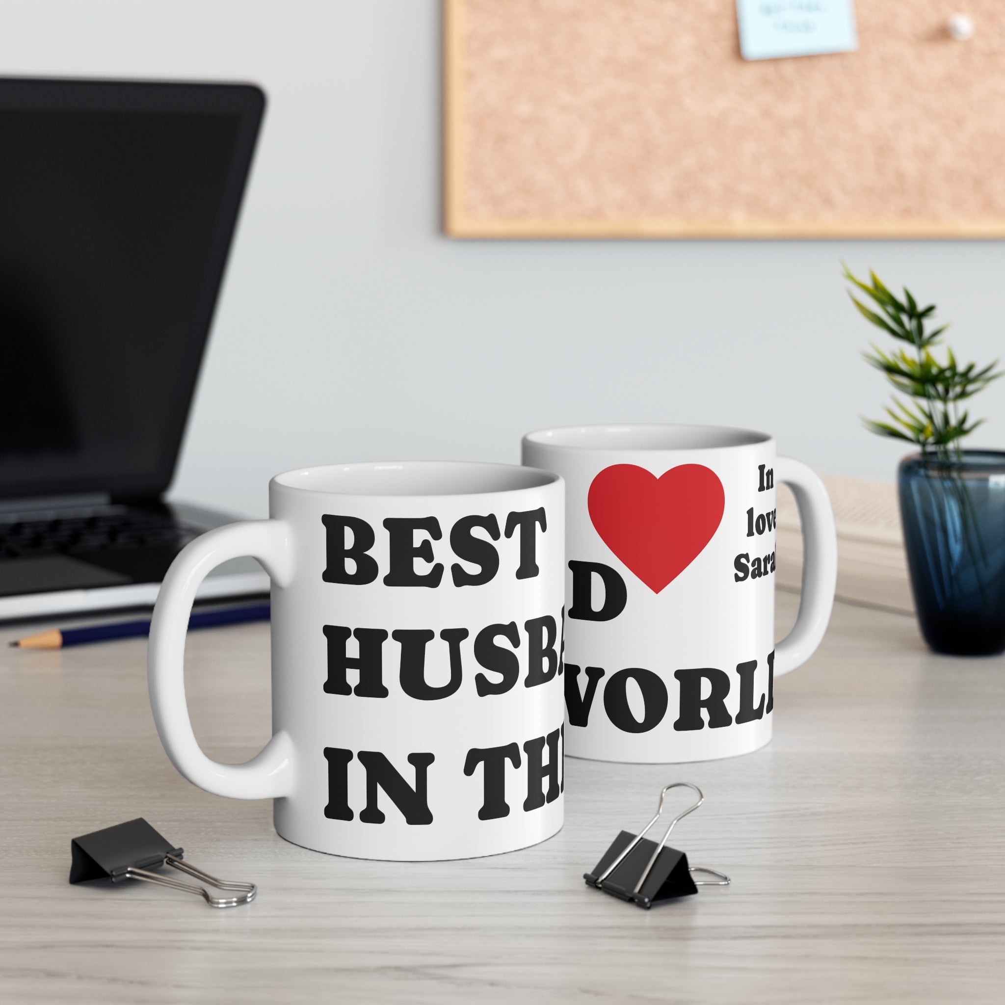 Personalized “Best Husband in the World” – Tea & Coffee Mug 11oz Mug