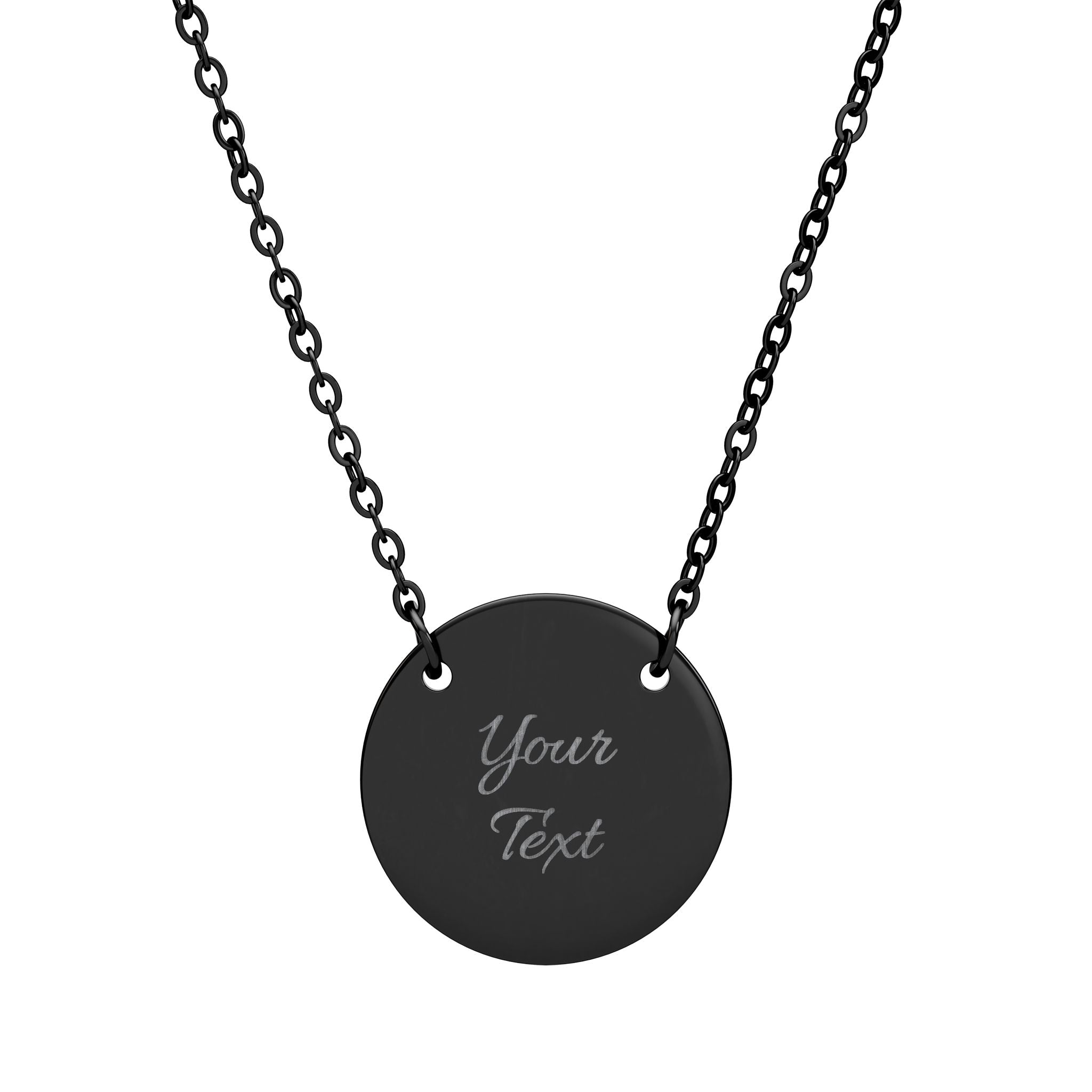 Circle Necklace (Engraving)