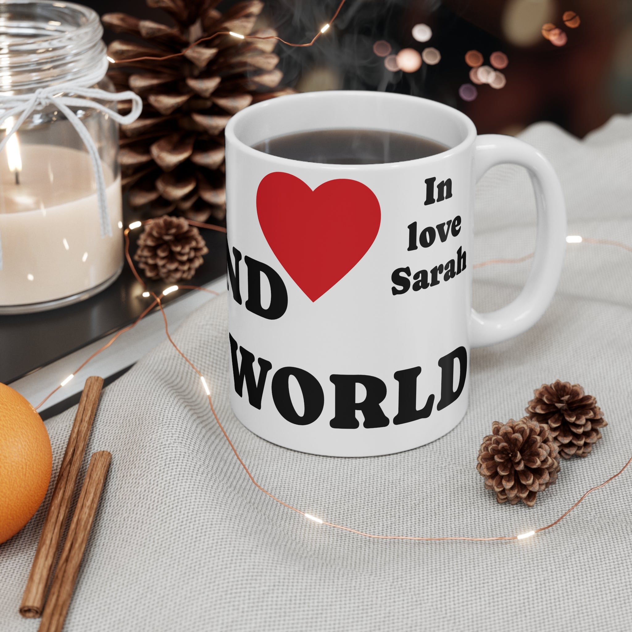 Personalized “Best Husband in the World” – Tea & Coffee Mug 11oz Mug