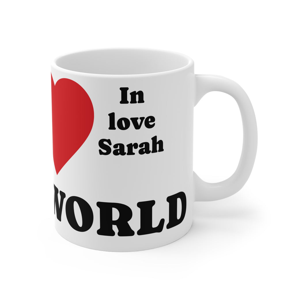 Personalized “Best Sister in the World” – Tea & Coffee 11oz Mug