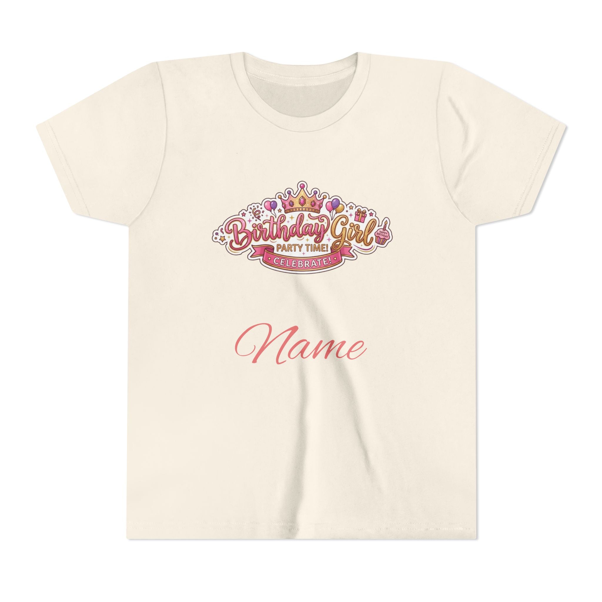 Personalized "Birthday Girl" Youth Tee