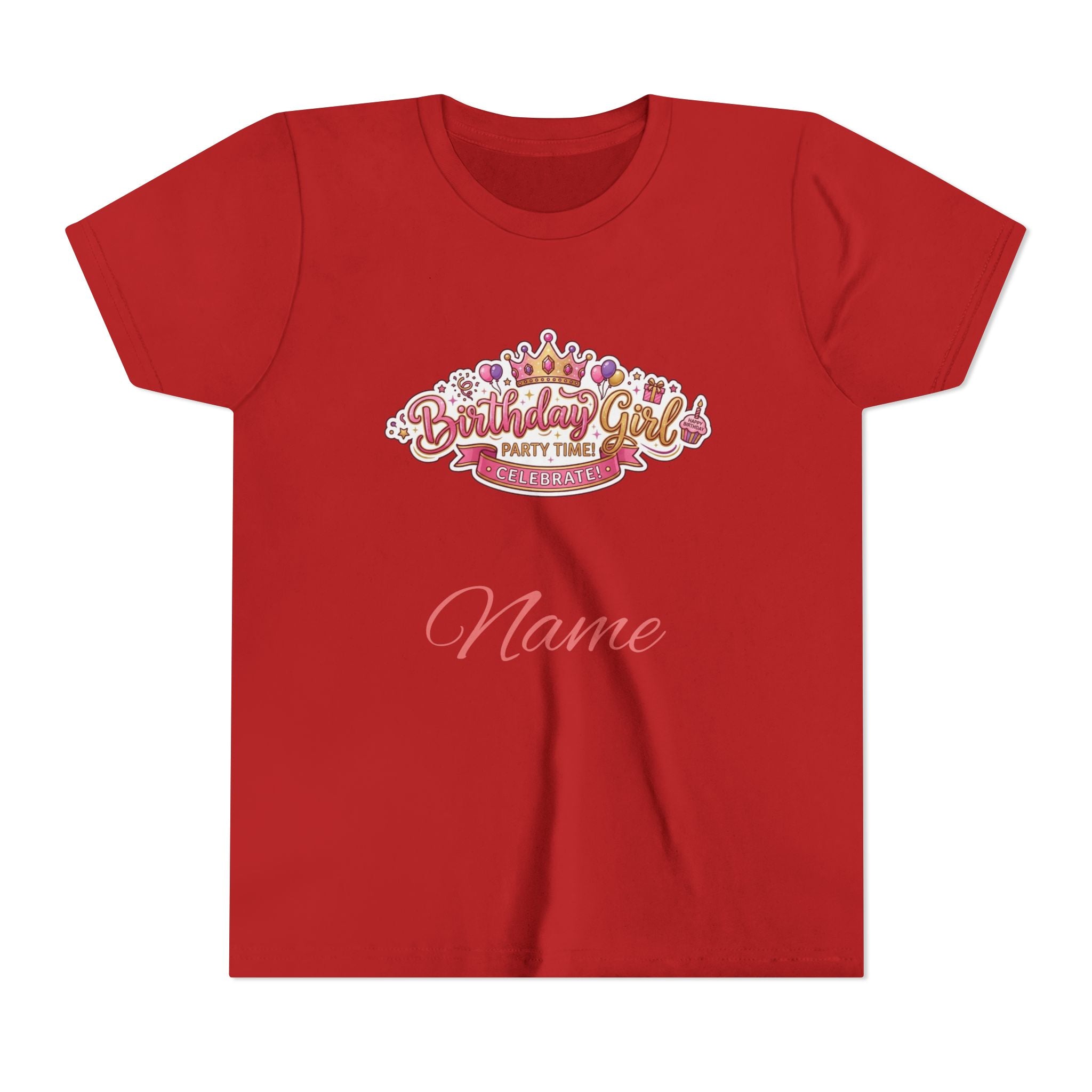 Personalized "Birthday Girl" Youth Tee