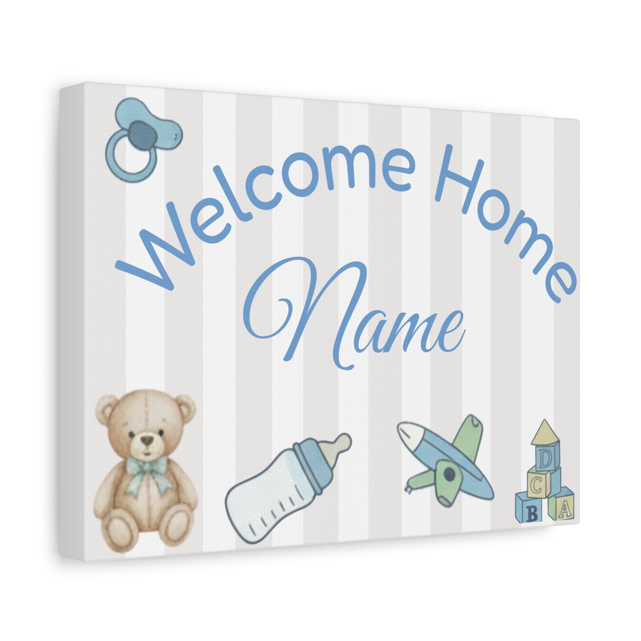 Personalized baby poster for boys