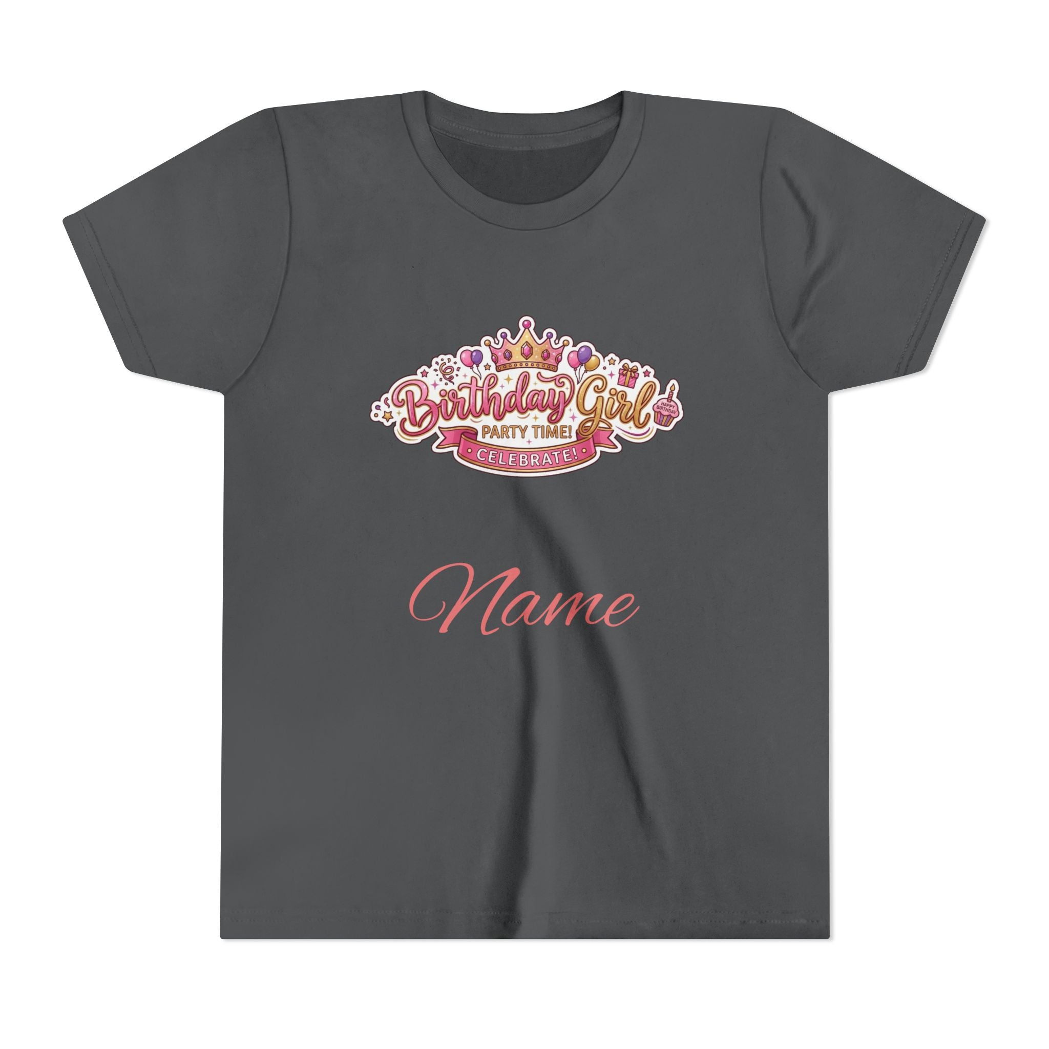 Personalized "Birthday Girl" Youth Tee