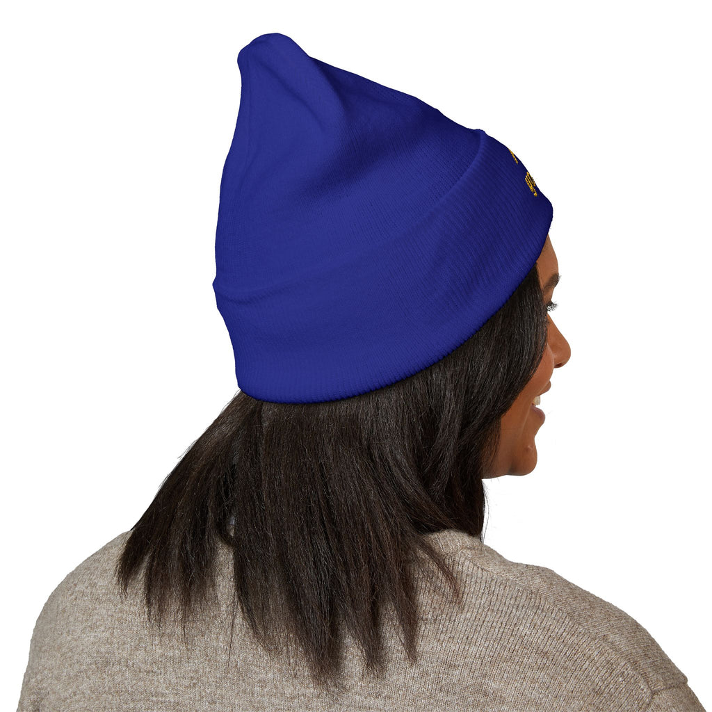 Personalizable Classic Cuffed Beanie — Embroidered Custom Knit Hat