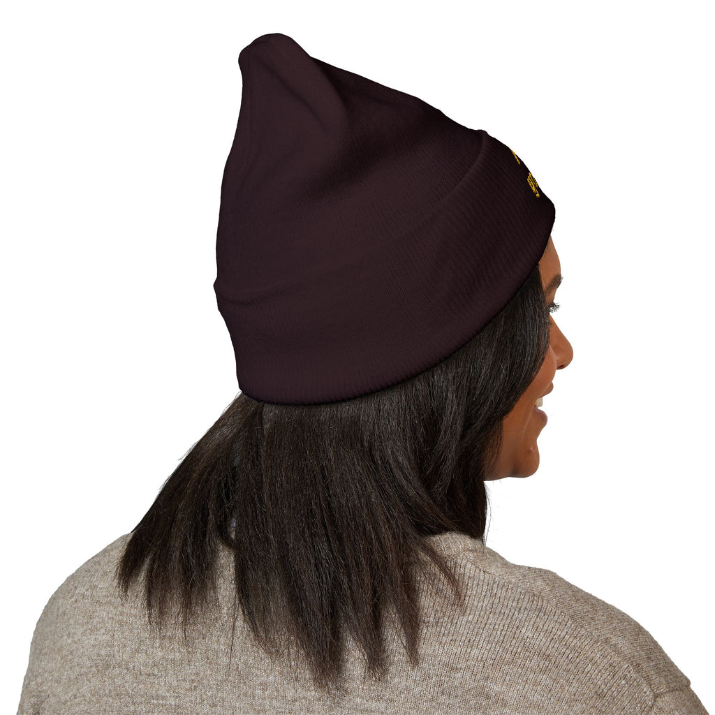 Personalizable Classic Cuffed Beanie — Embroidered Custom Knit Hat