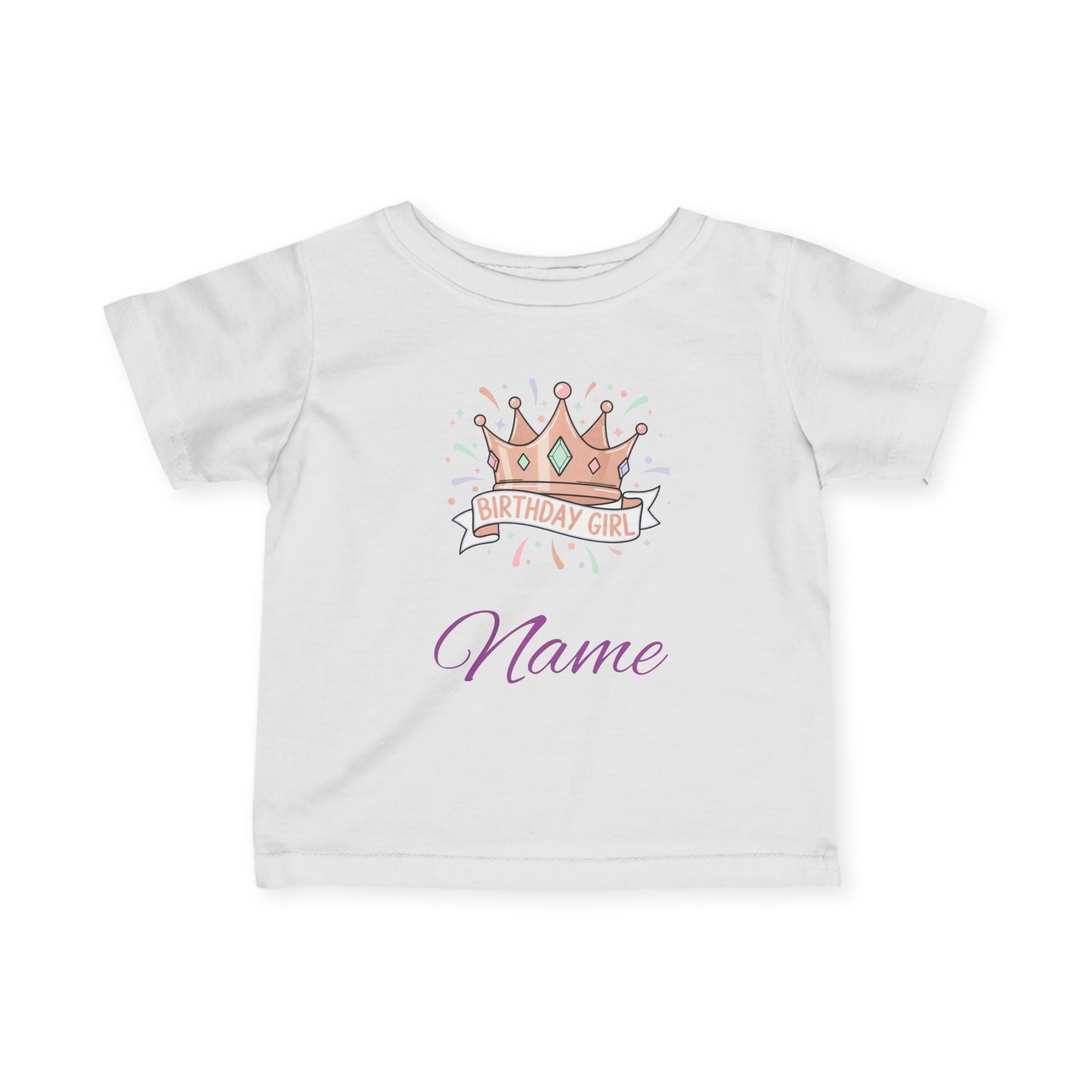 Birthday T-Shirt for Girls (1 and 2 Years)