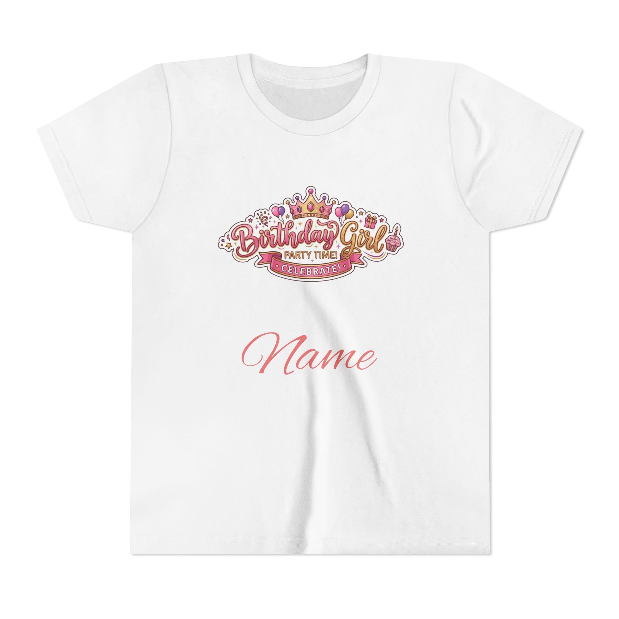 Personalized "Birthday Girl" Youth Tee