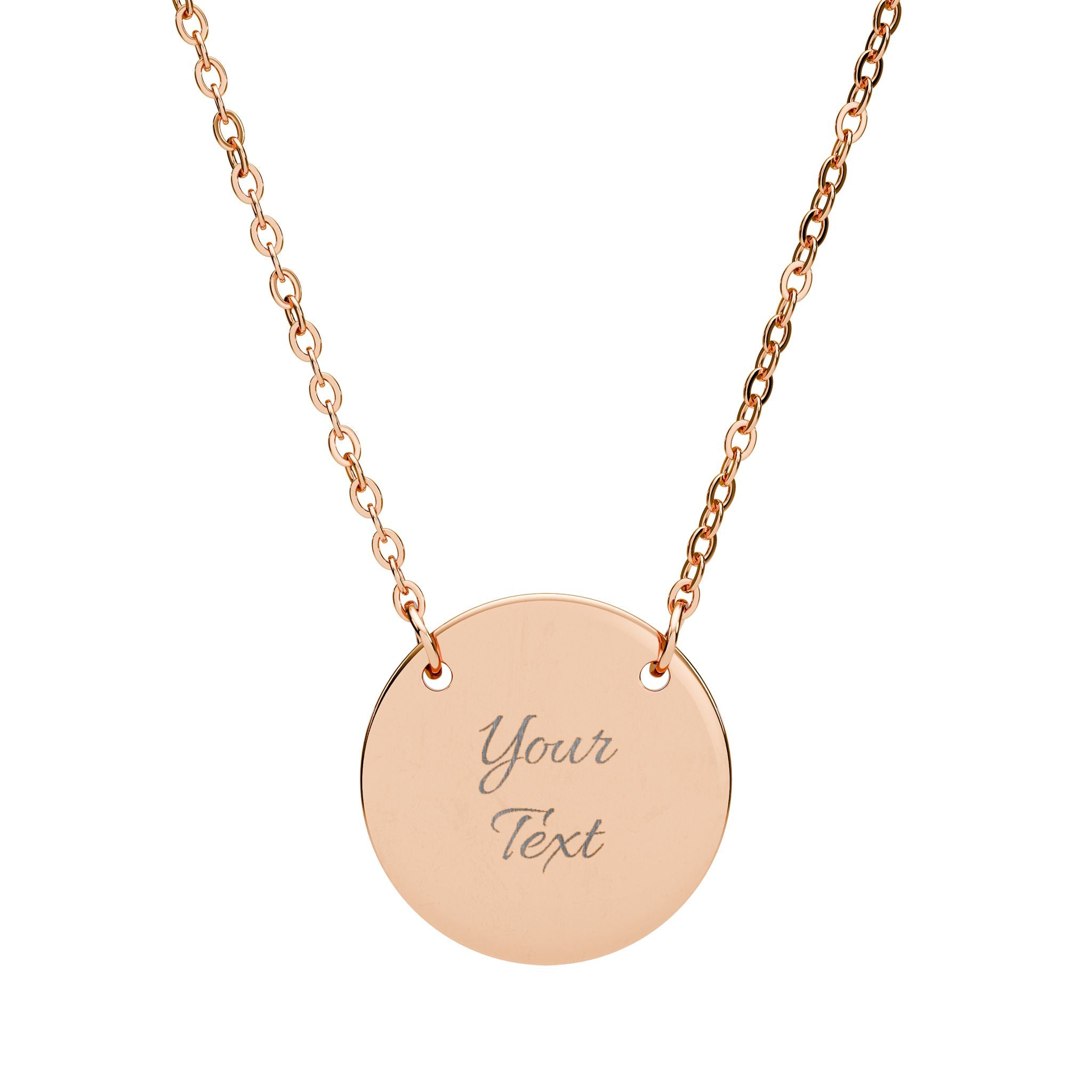 Circle Necklace (Engraving)