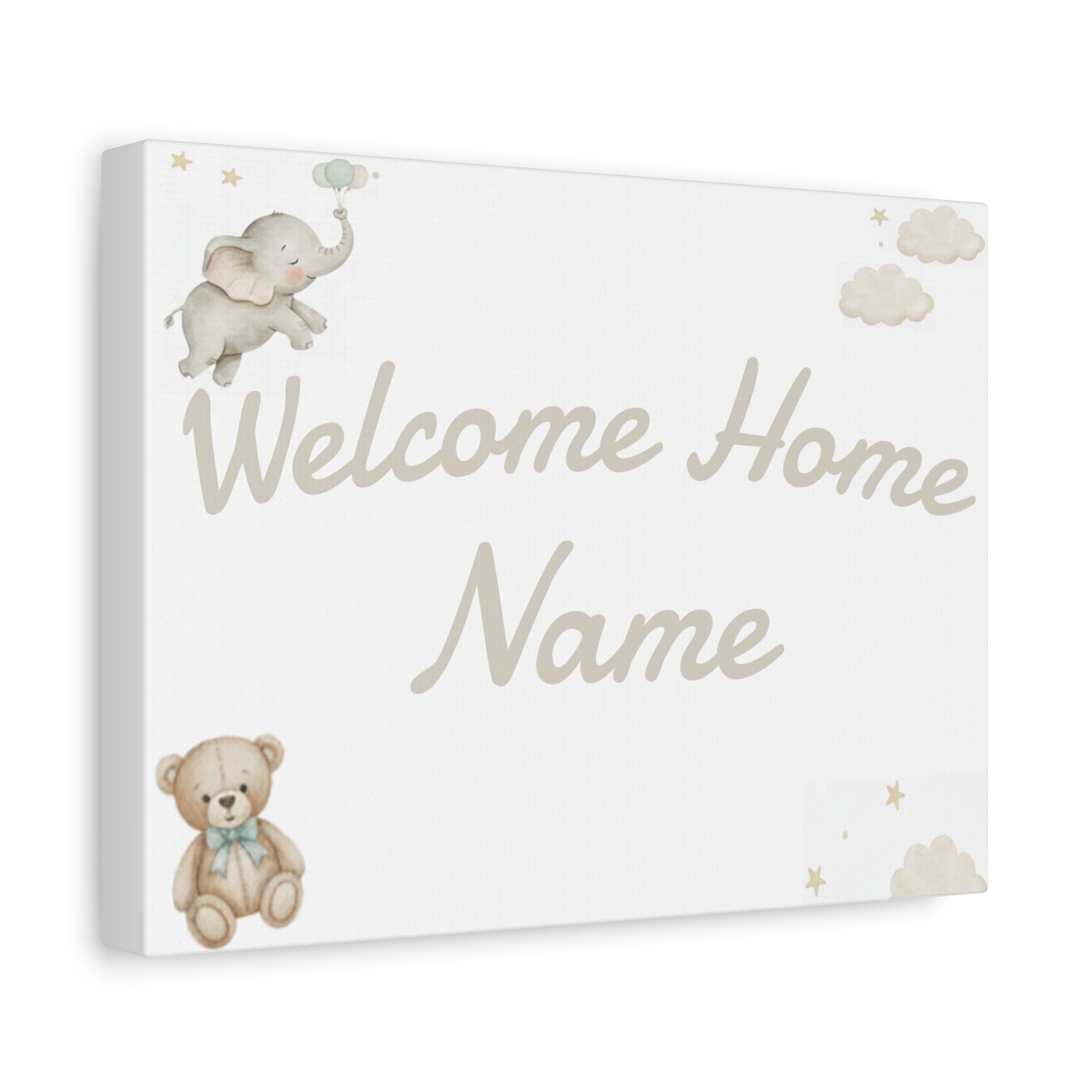 Personalized baby poster