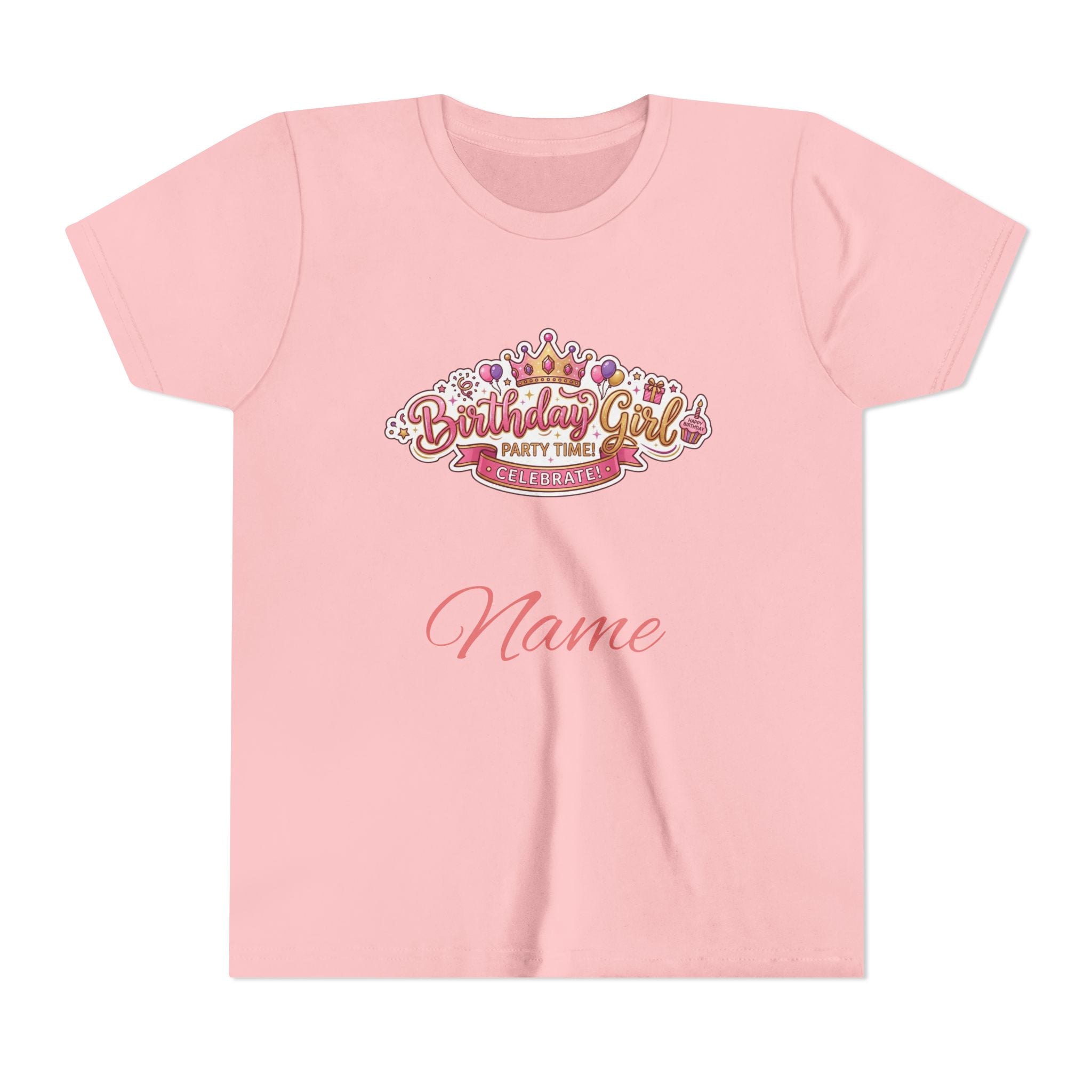 Personalized "Birthday Girl" Youth Tee