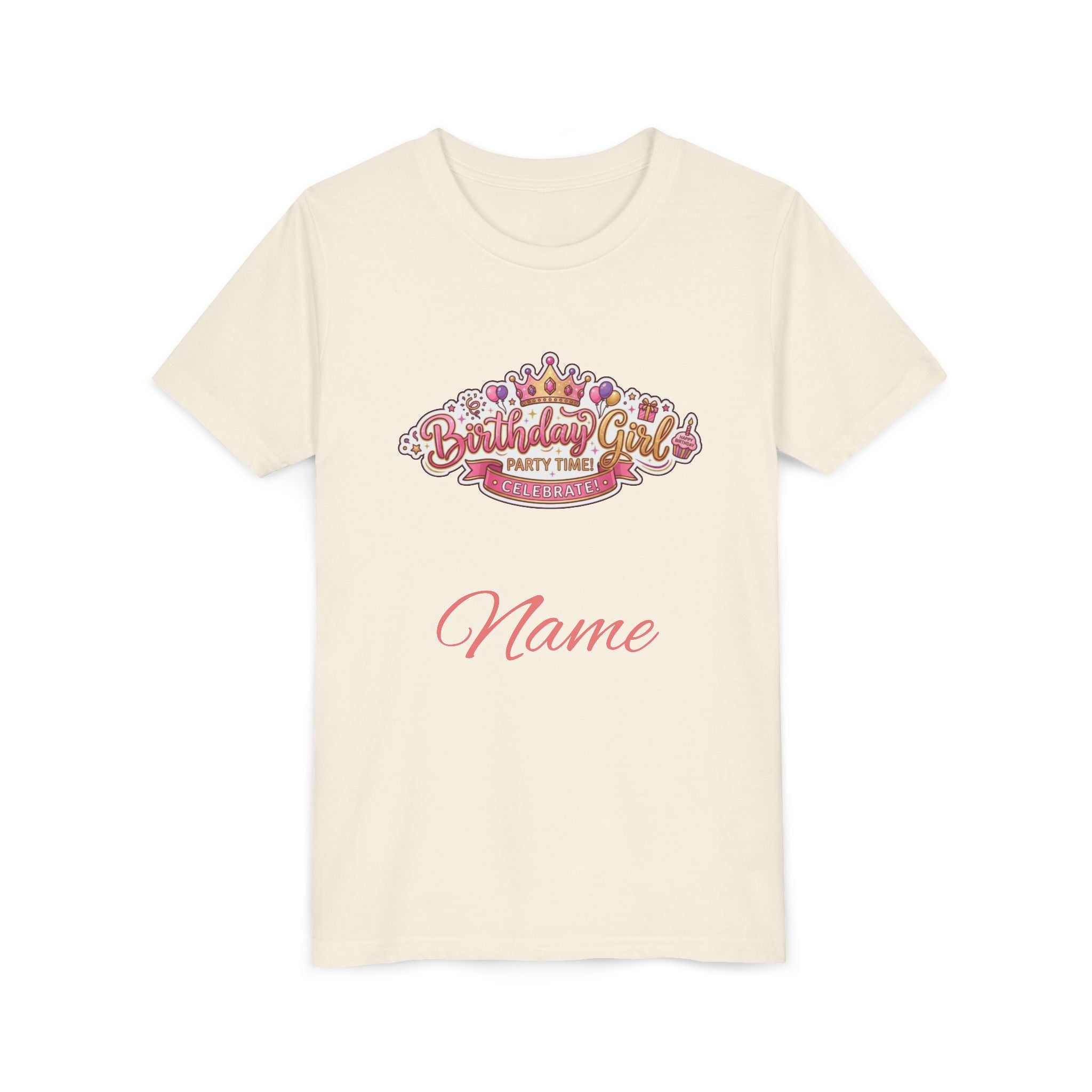 Personalized "Birthday Girl" Youth Tee