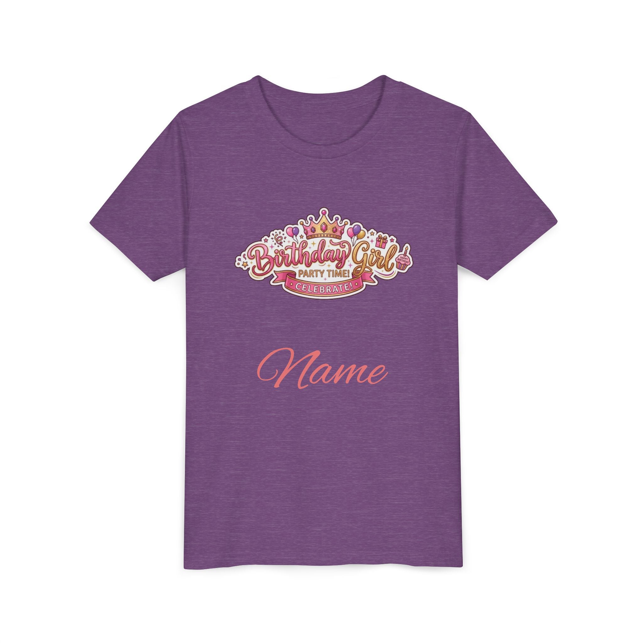 Personalized "Birthday Girl" Youth Tee