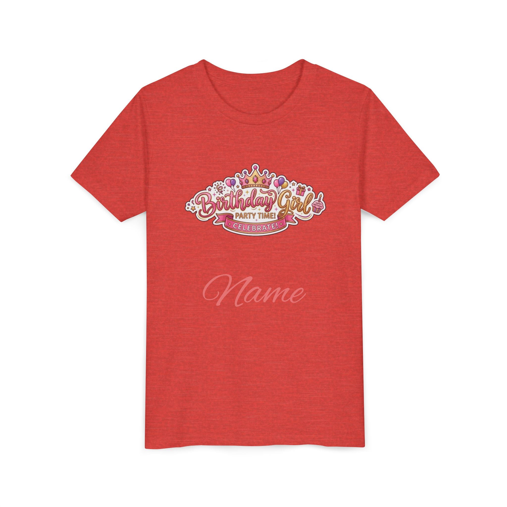 Personalized "Birthday Girl" Youth Tee