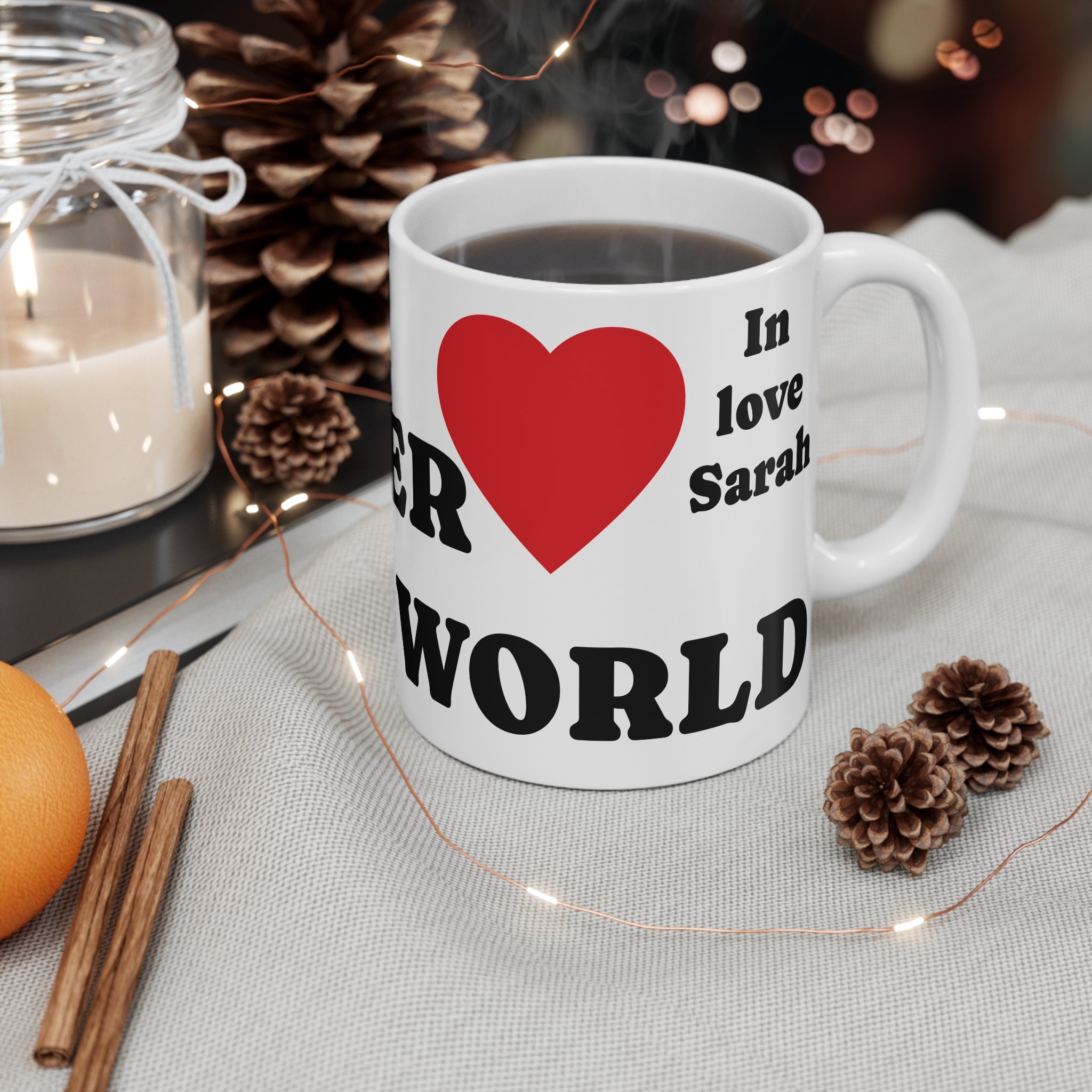 Personalized “Best Brother in the World” – Tea & Coffee 11oz Mug