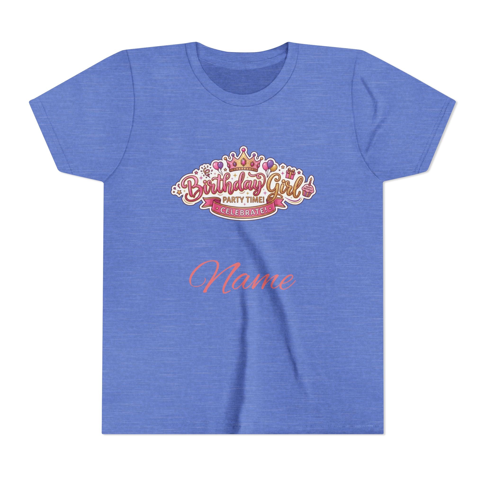 Personalized "Birthday Girl" Youth Tee