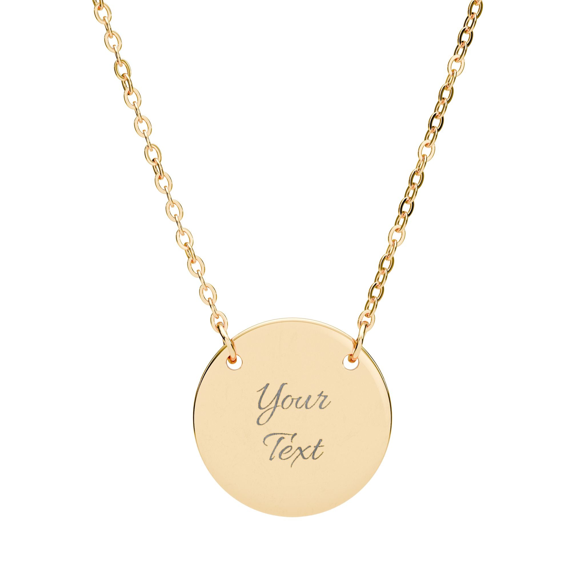 Circle Necklace (Engraving)